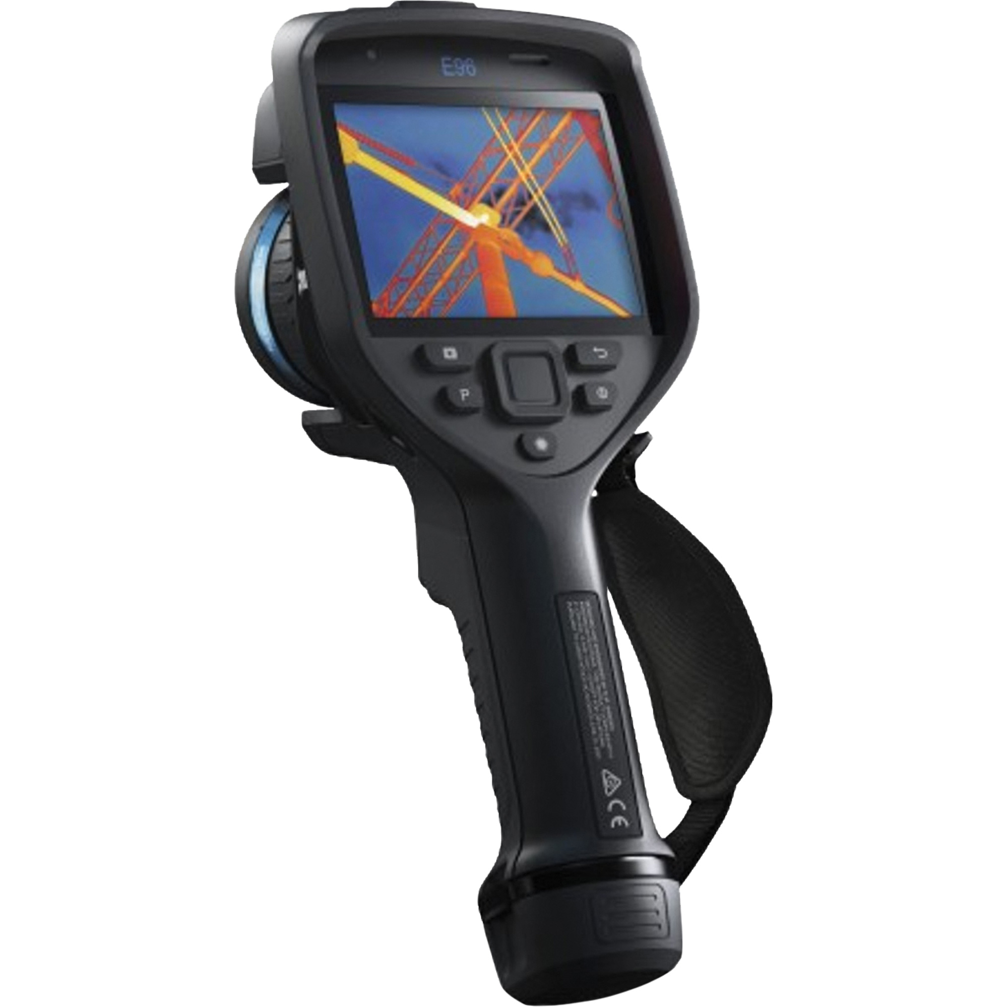 Caméra thermique avancée E96 avec objectif de 24°, 640 x 480 pixels, 0° - 650°C (33° - 1202°F)/-20° - 120°C (-4° - 248°F)/300° - 1500°C (572° - 2732°F), <30 mK