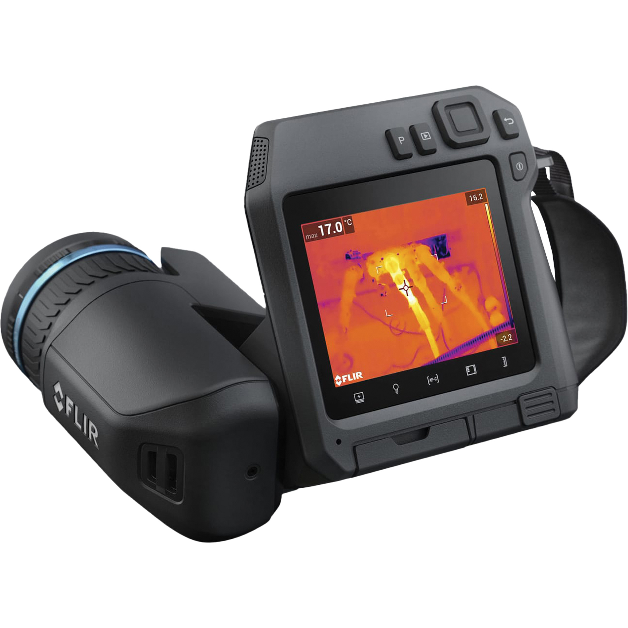 Caméra thermique avancée T540-24 avec objectif de 24°, 464 x 348 pixels, 0° - 650°C (32° - 1202°F)/-20° - 120°C (-4° - 248°F)/300° - 1500°C (572° - 2732°F)