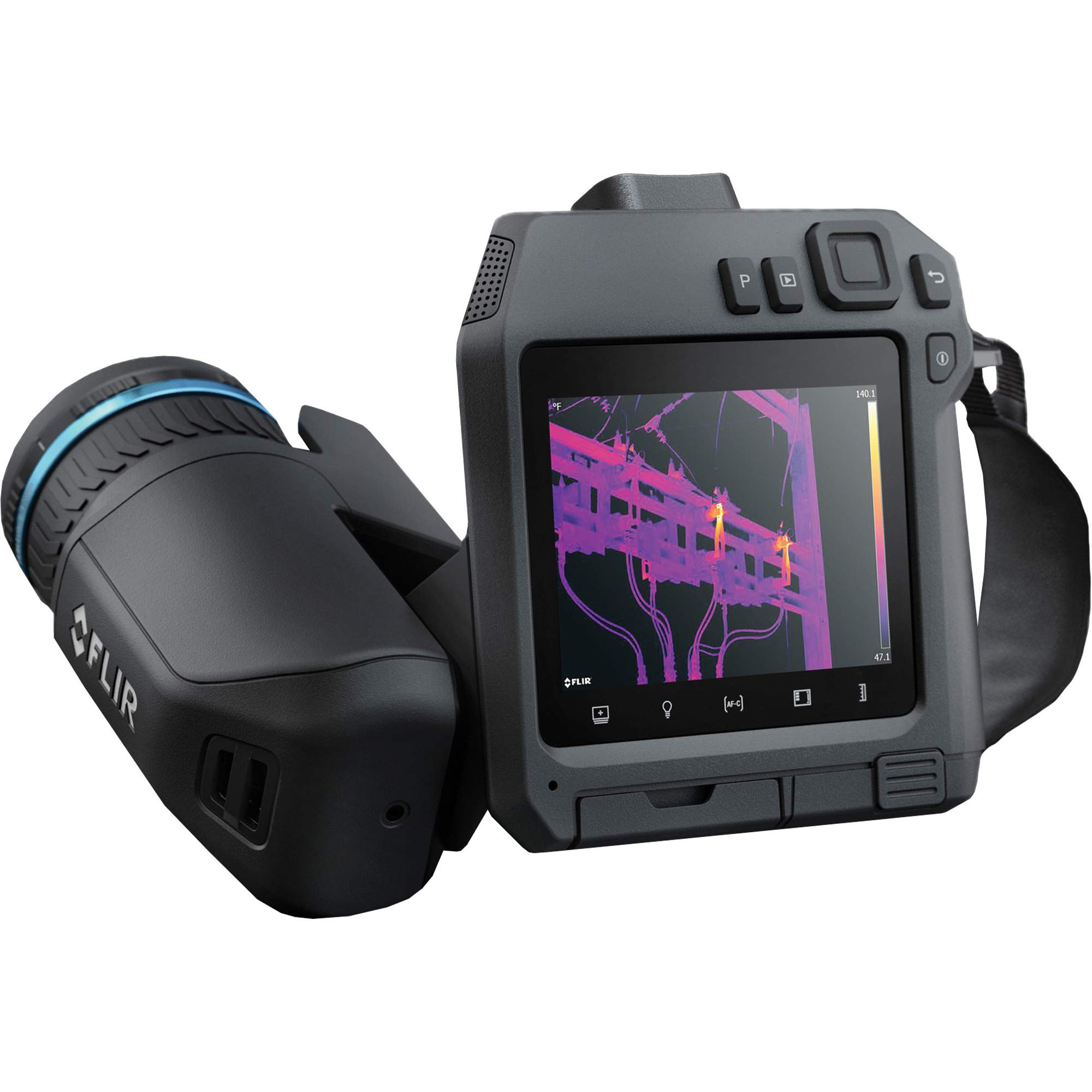 Caméra thermique Haute performance T840 avec Viewfinder & objectif 14°, 464 x 348 pixels, -20° - 1500°C (-4° - 2732°F), 30 mK