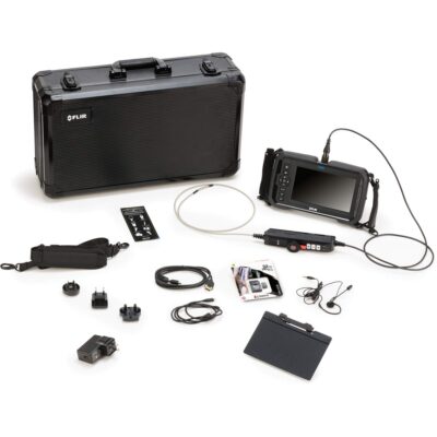 Ensemble de vidéoscope avec longue sonde de caméra à articulation bidirectionnelle de 4,5 mm × 1 m, 7" Affichage, 1024 x 600 pixels