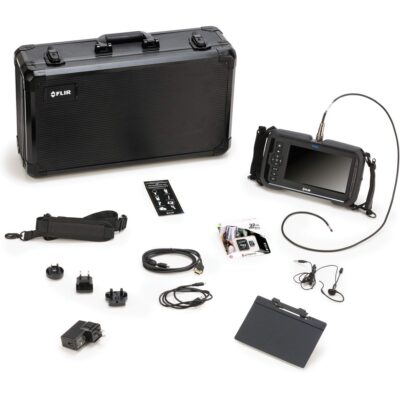 Ensemble de vidéoscope avec longue sonde double de caméra HD 4,9 mm × 1 m, 7" Affichage, 1024 x 600 pixels