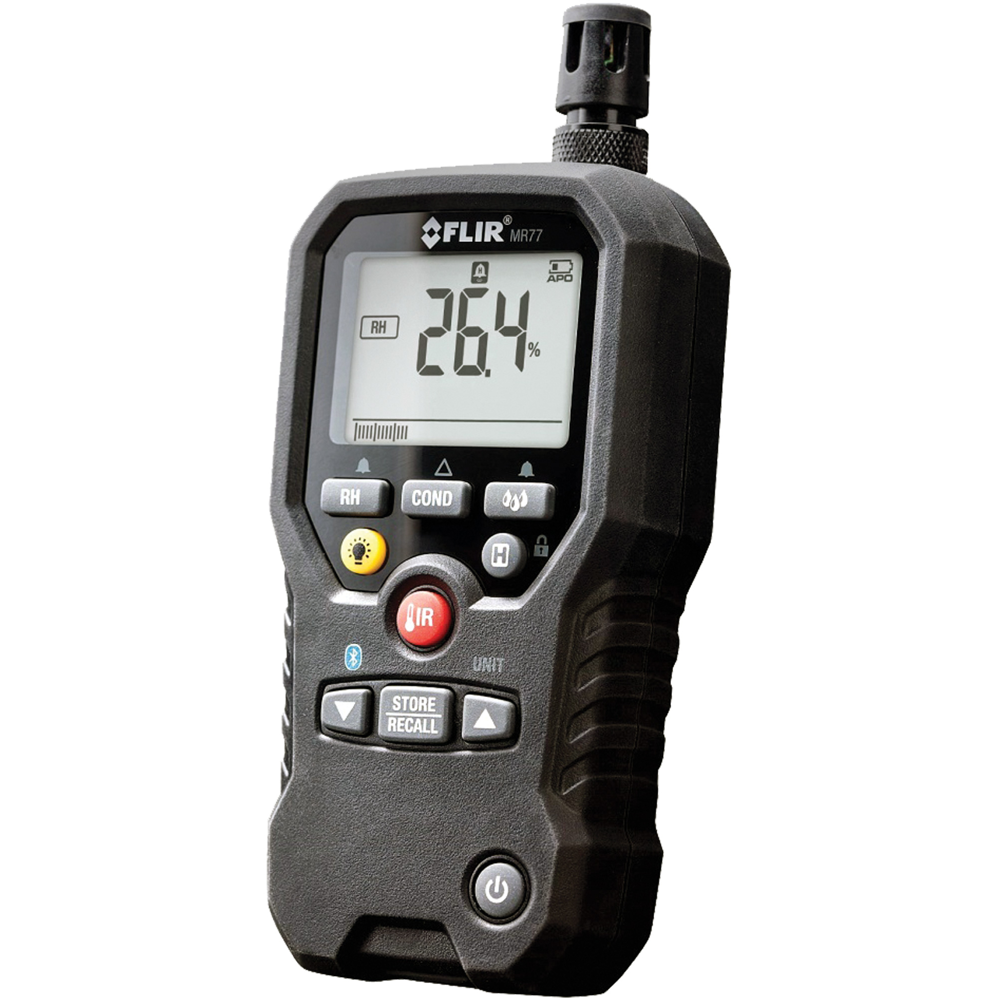 Humidimètre 5-en-1 MR77 avec METERLINKMD, Gamme d'humidité 0 - 99%, Gamme de température -4°- 392° F ( -20° - 200° C )