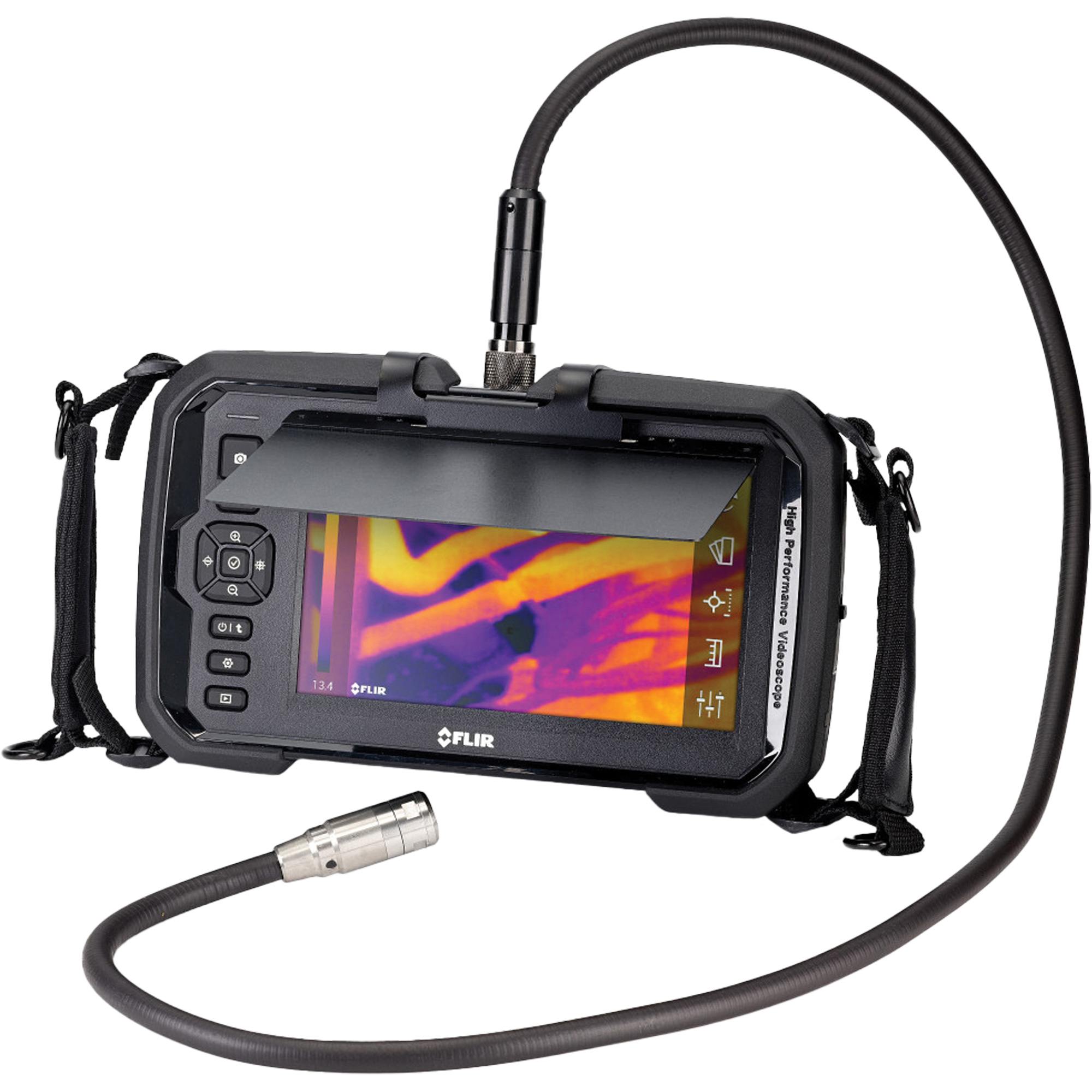 Trousse vidéoscope avec longue sonde caméra thermique IR VS80-IR21, 160 x 120 pixels, -10° - 400°C (14° - 752°F)