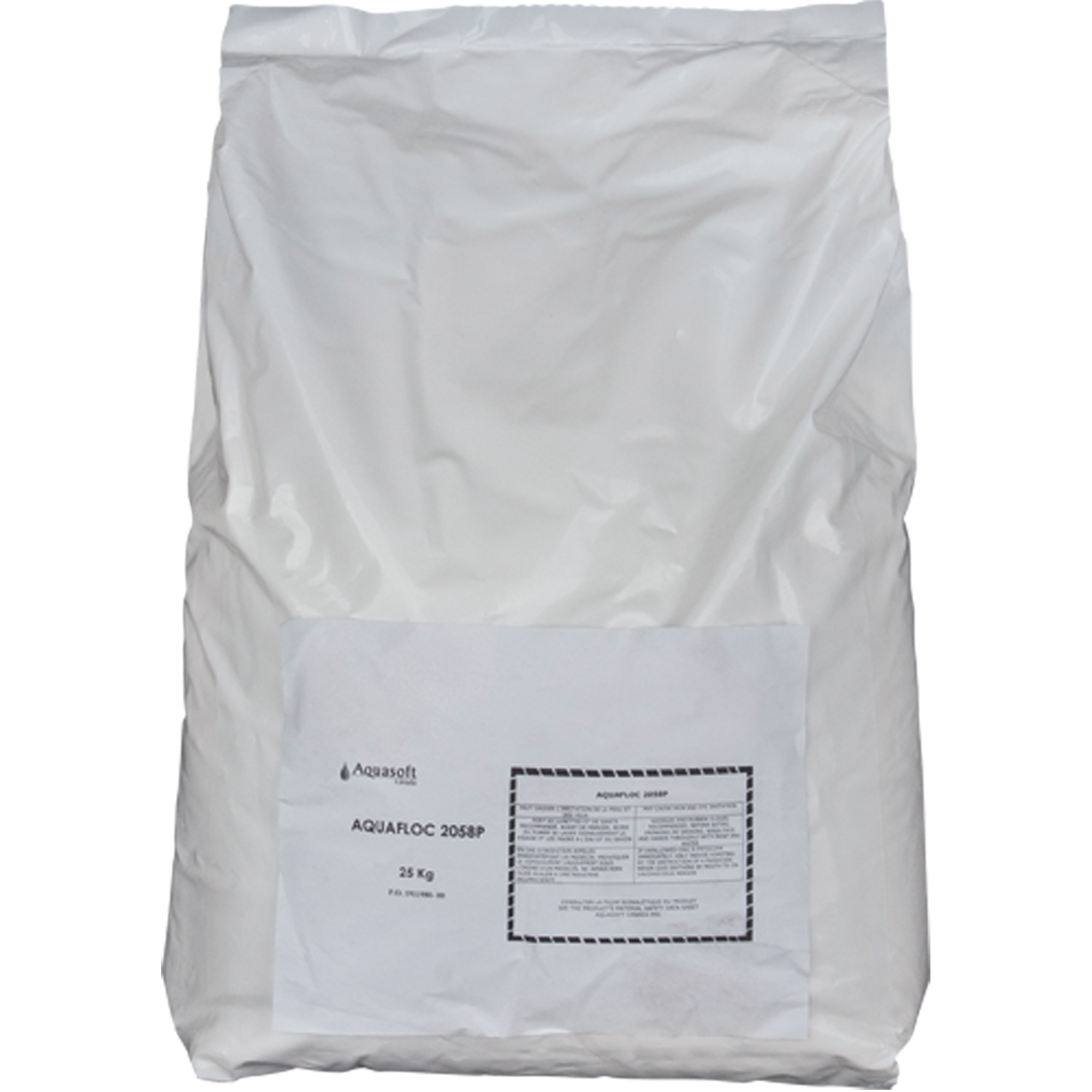 Floculent en poudre , 55 lb (25 kg), Sac