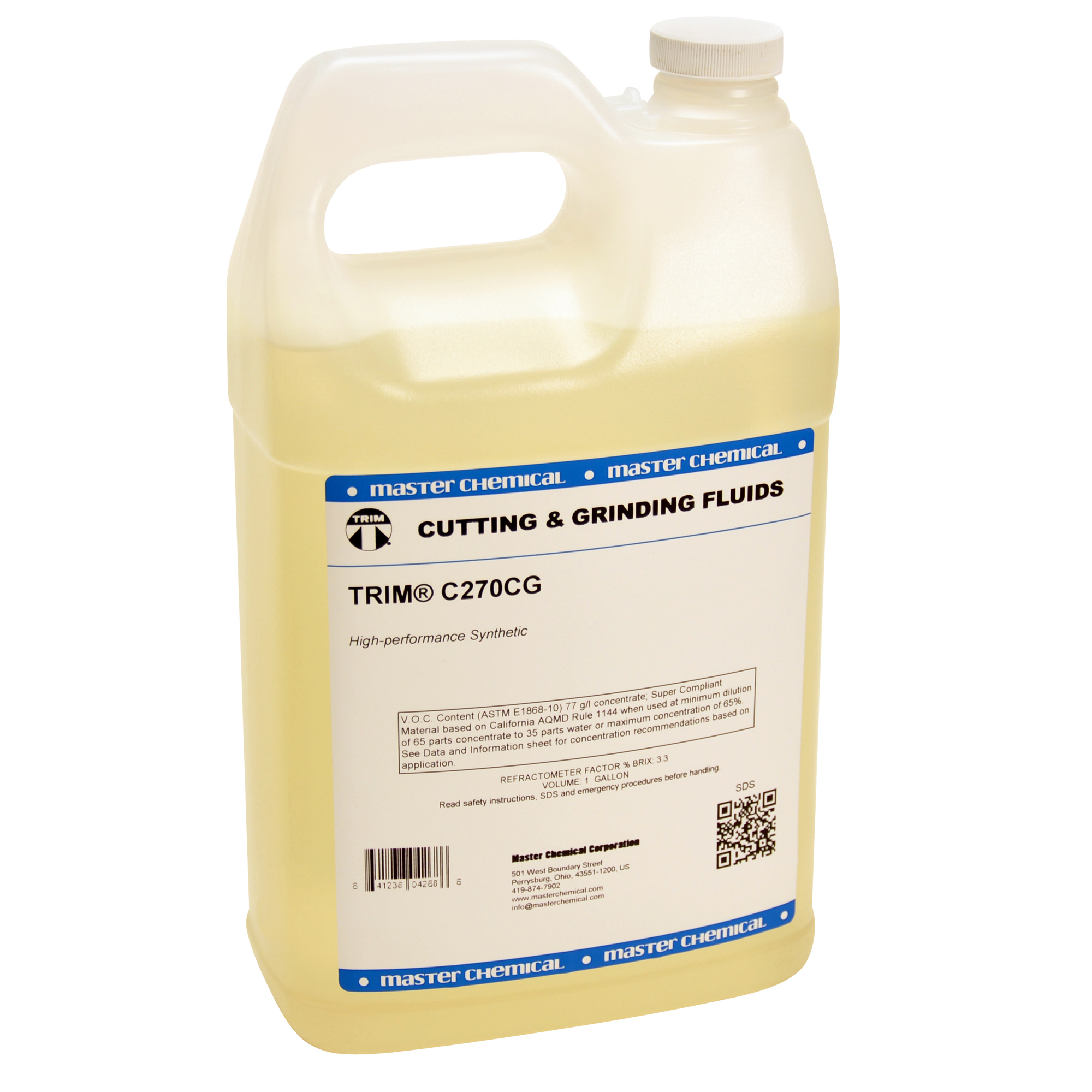 Fluide de refroidissement synthétique haut rendement C270CG TRIMMD, Cruche