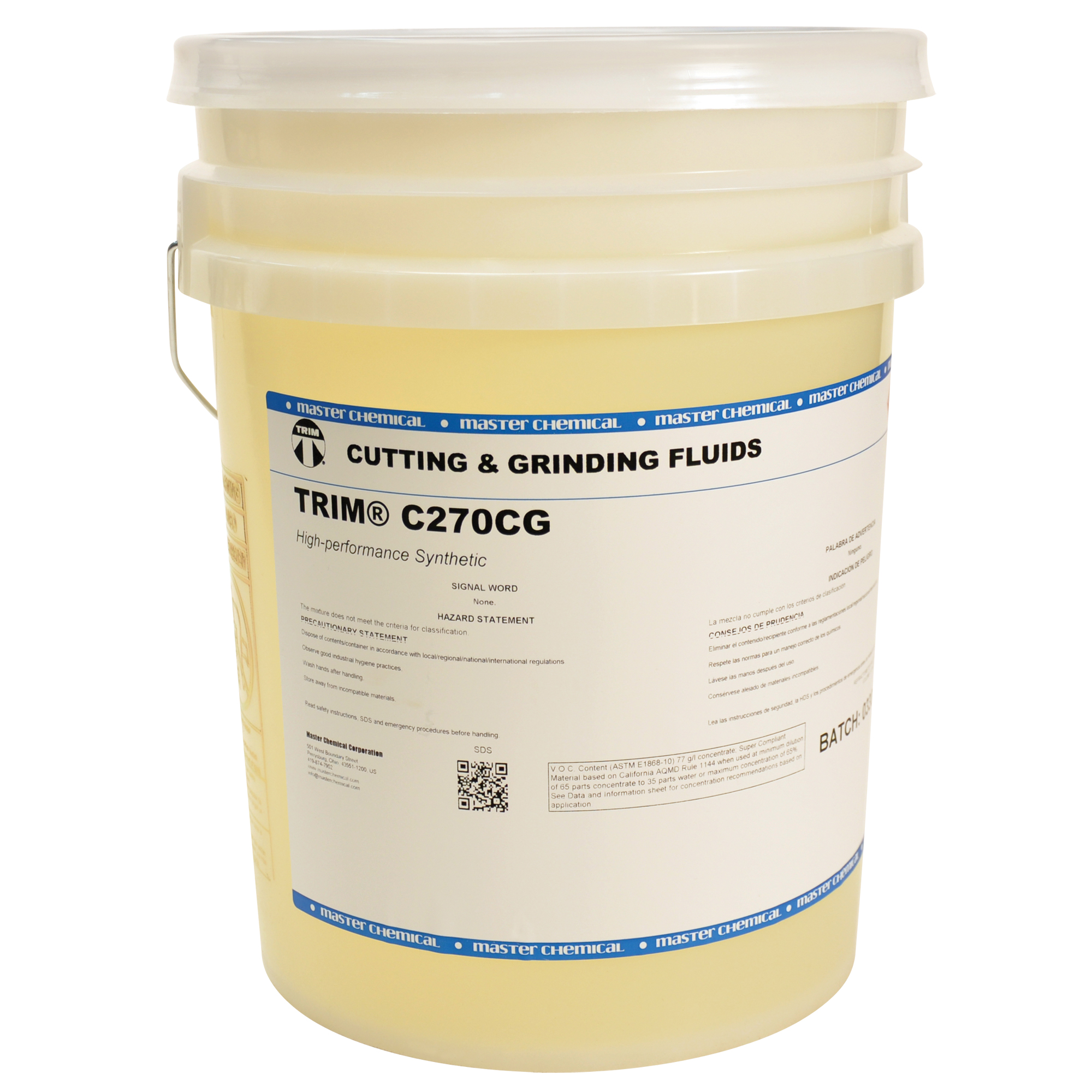 Fluide de refroidissement synthétique haut rendement C270CG TRIMMD, Seau