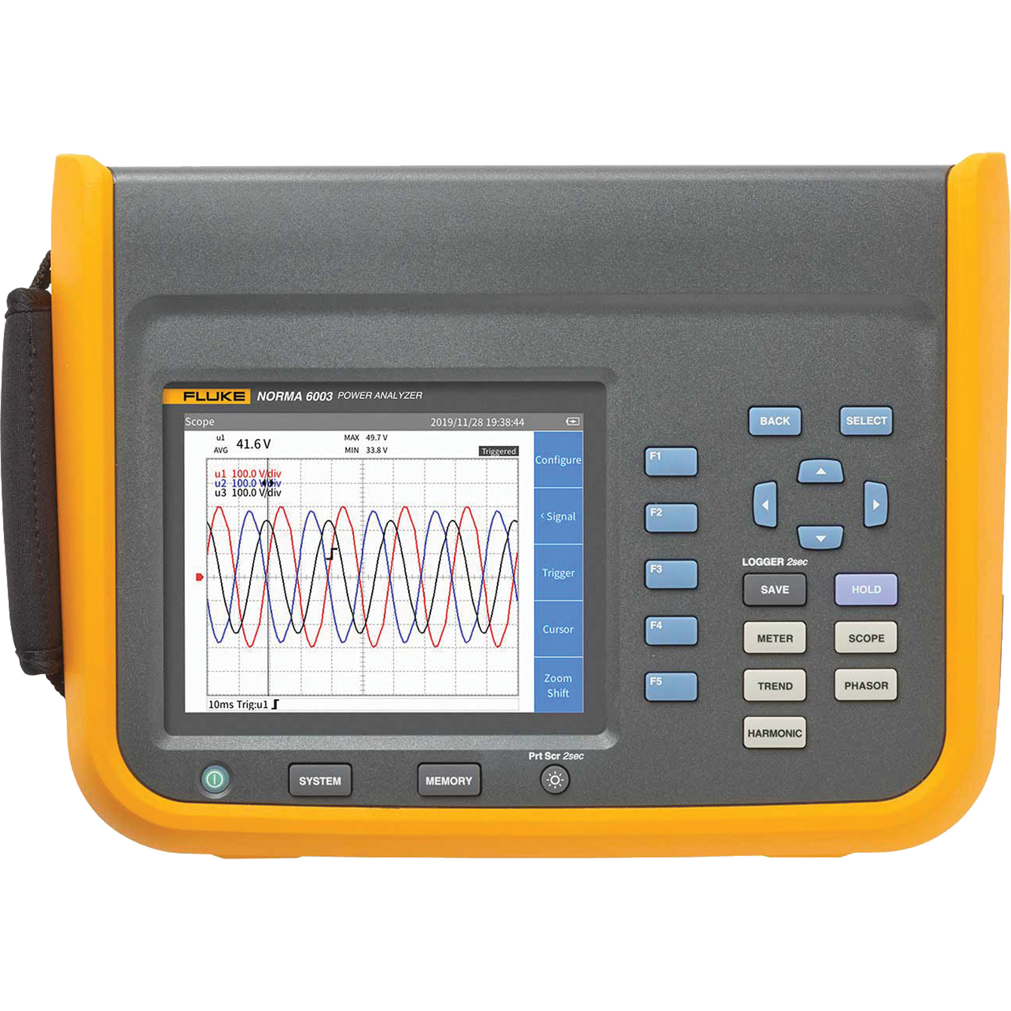Analyseur de puissance portable à trois canaux Norma 6003