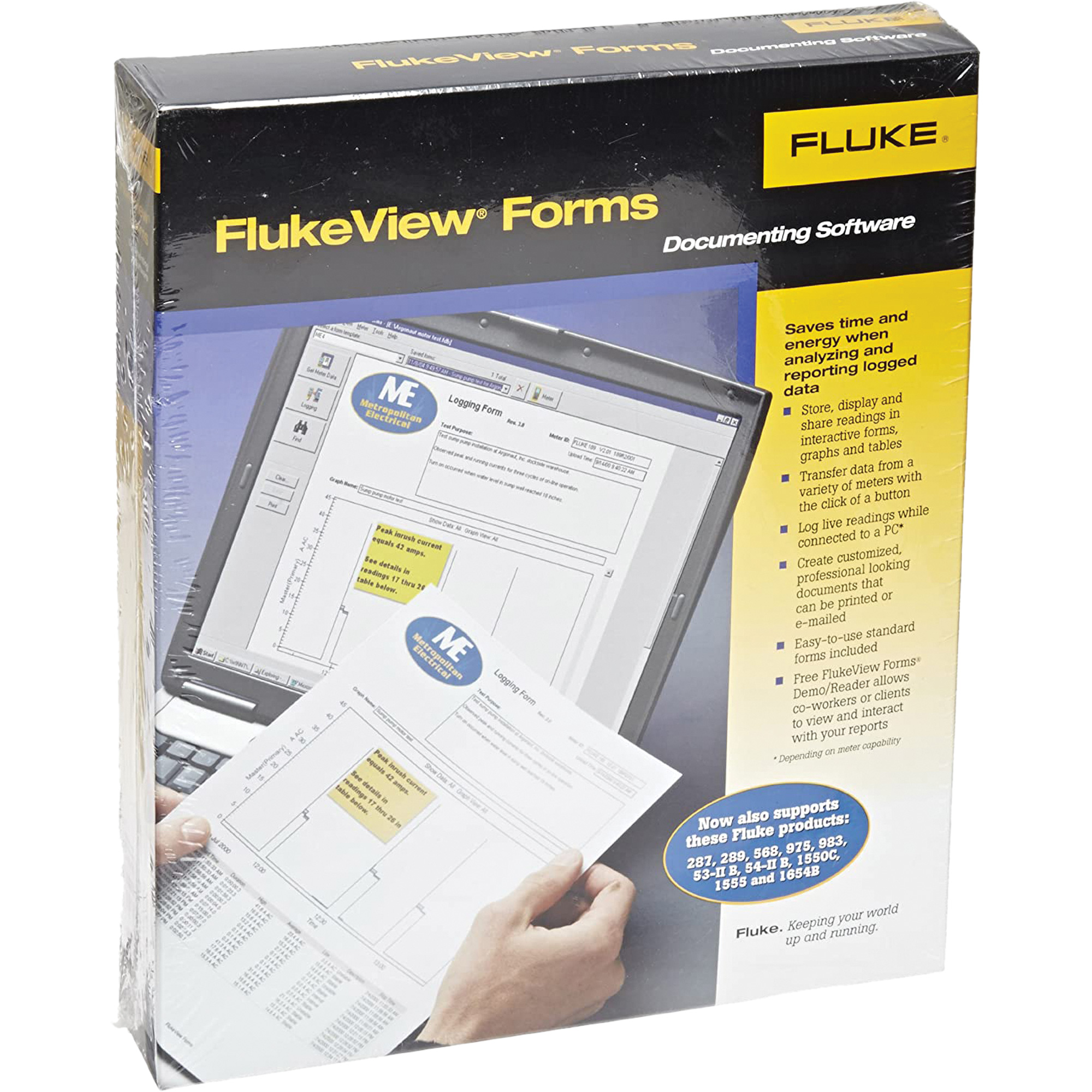 Logiciel de mis à niveau FVF-UG FlukeViewMD Forms