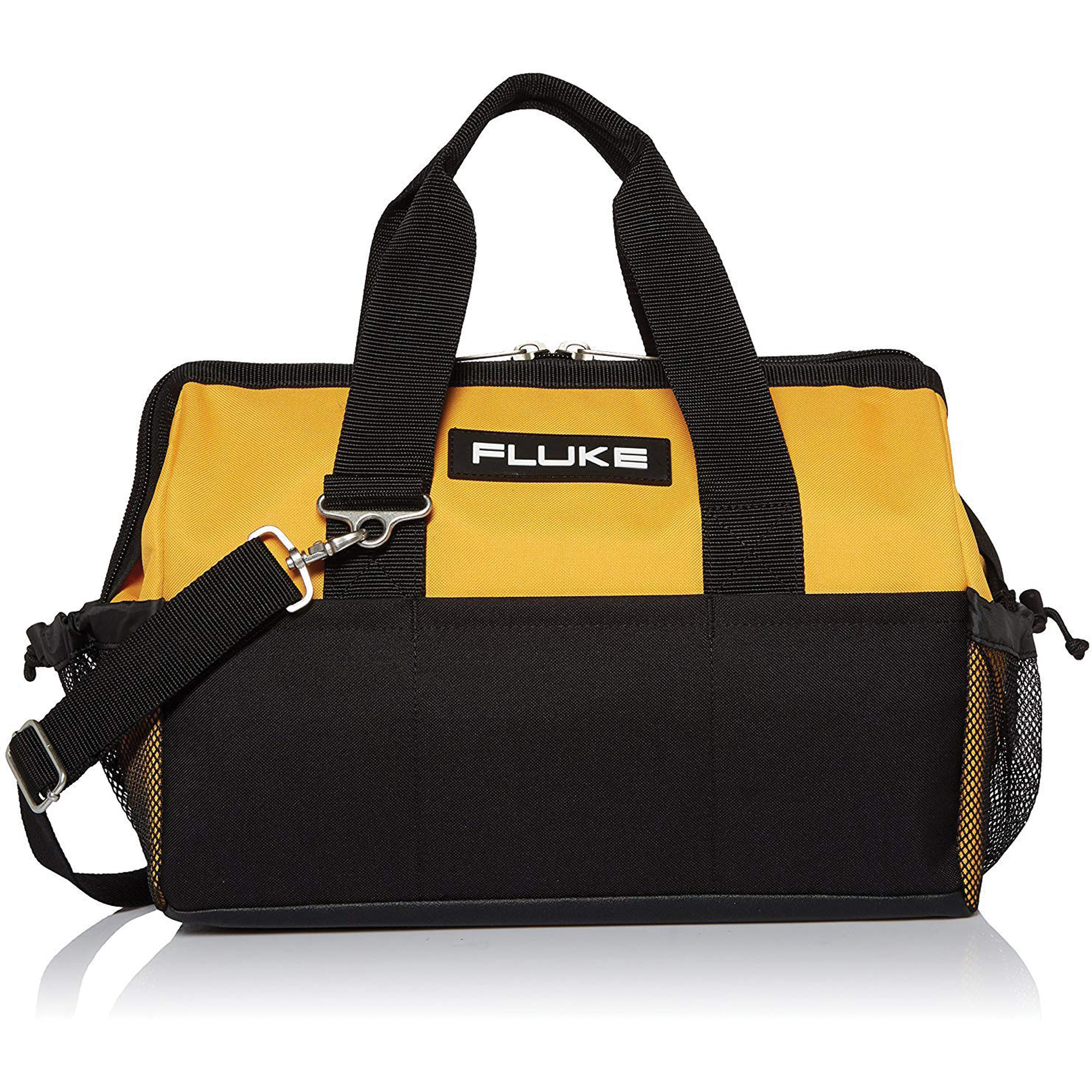 Sac à outils de première qualité C550, Nylon balistique, 25 pochettes, Noir/Jaune