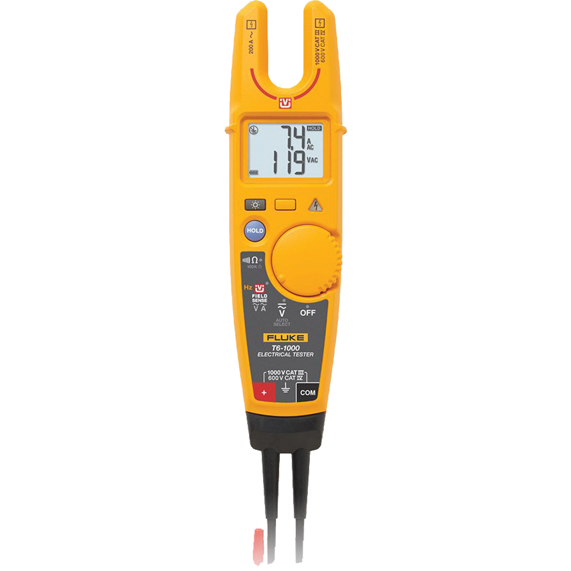 Testeur électrique 600 V c.a. avec technologie FieldSense T6-600