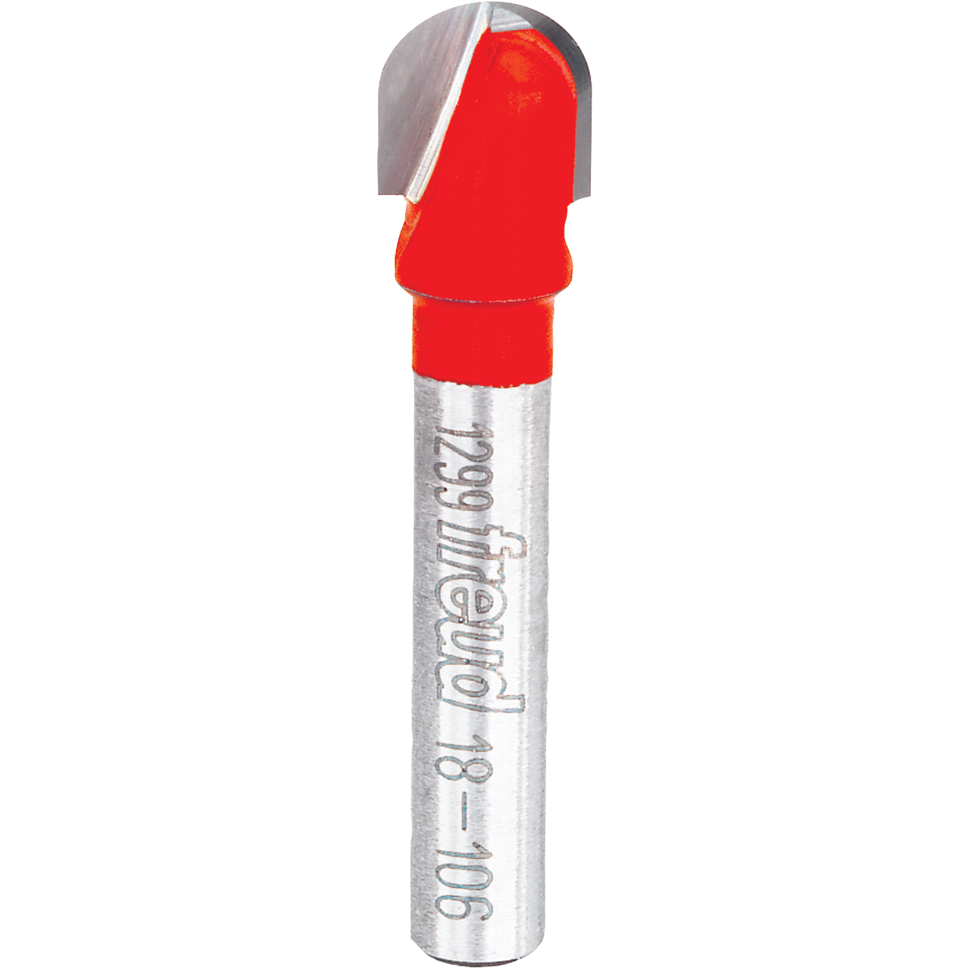 Fraise à bout sphérique, 3/8" dia., 1/4" tige