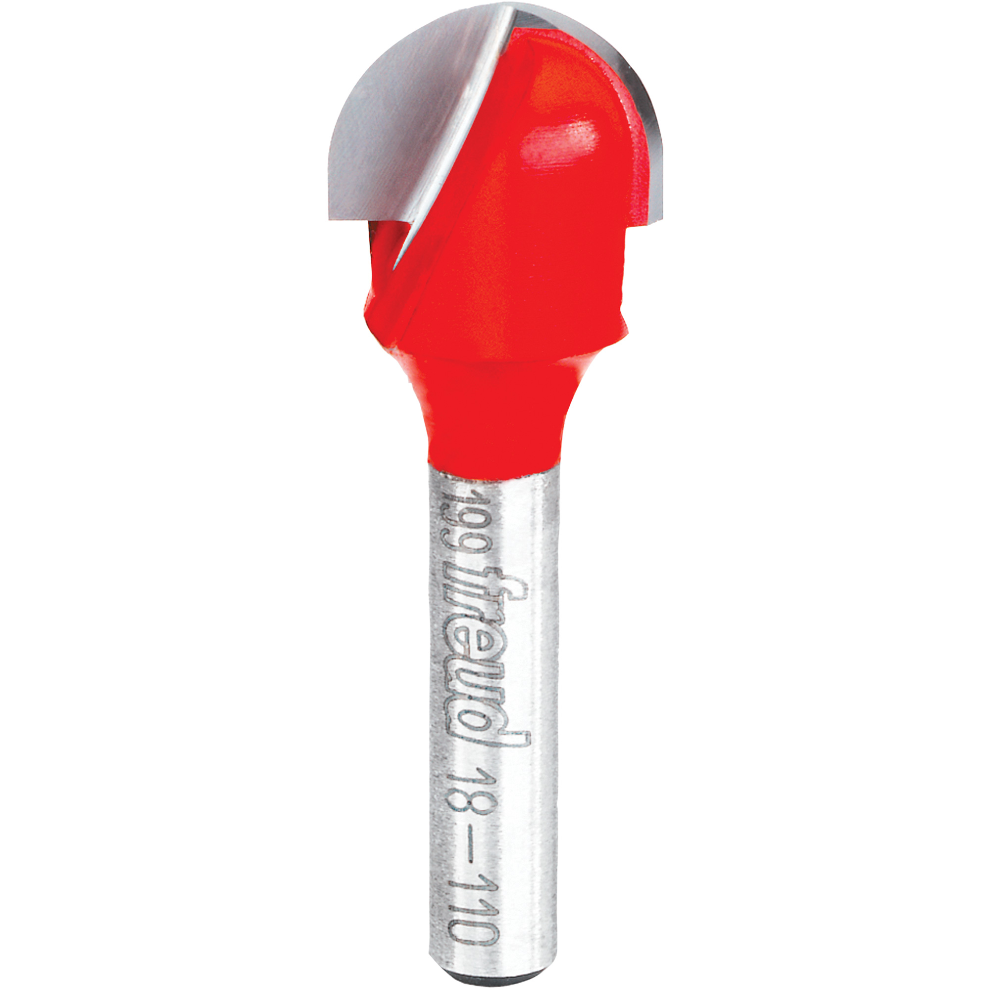 Fraise à bout sphérique, 5/8" dia., 1/4" tige