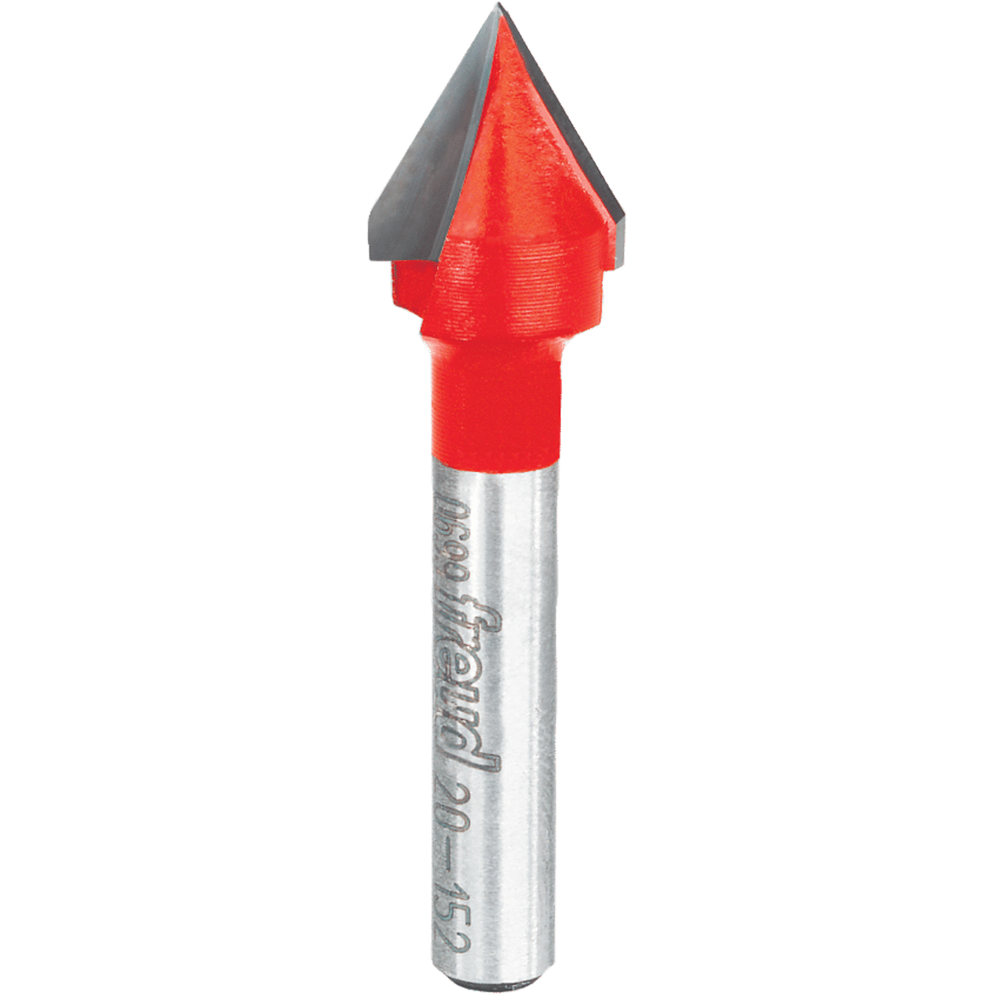 Fraise à rainurer en V, 1/2" dia., 1/4" tige