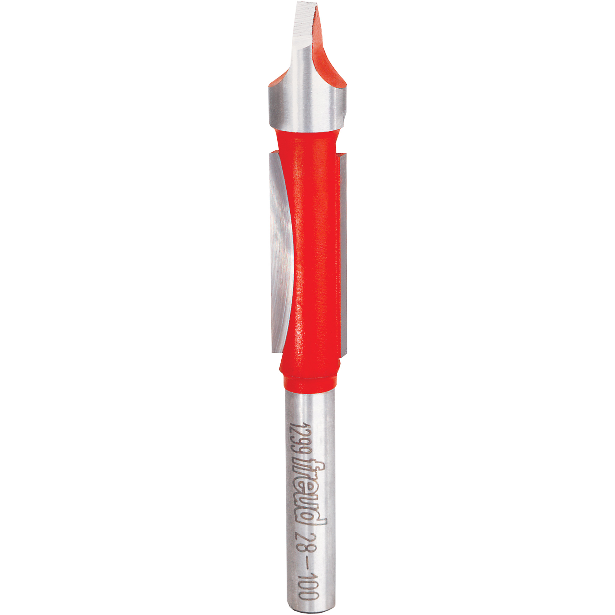 Fraise - foret guide pour panneau, 3/8" dia, 1" ha, 3" lo, 1/4" Manche