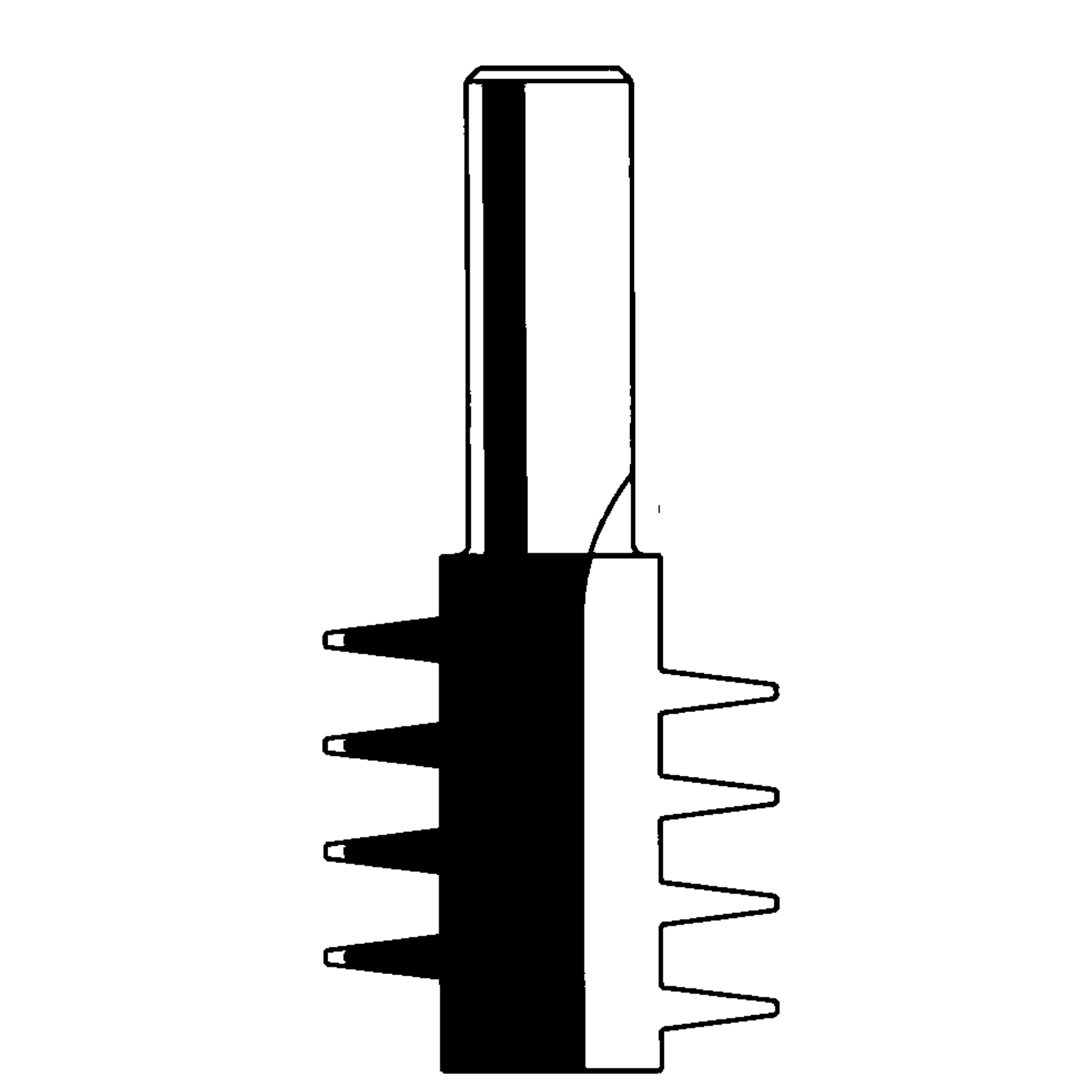 Fraise pour joints à doigts, 1-3/8" dia., 1/2" tige