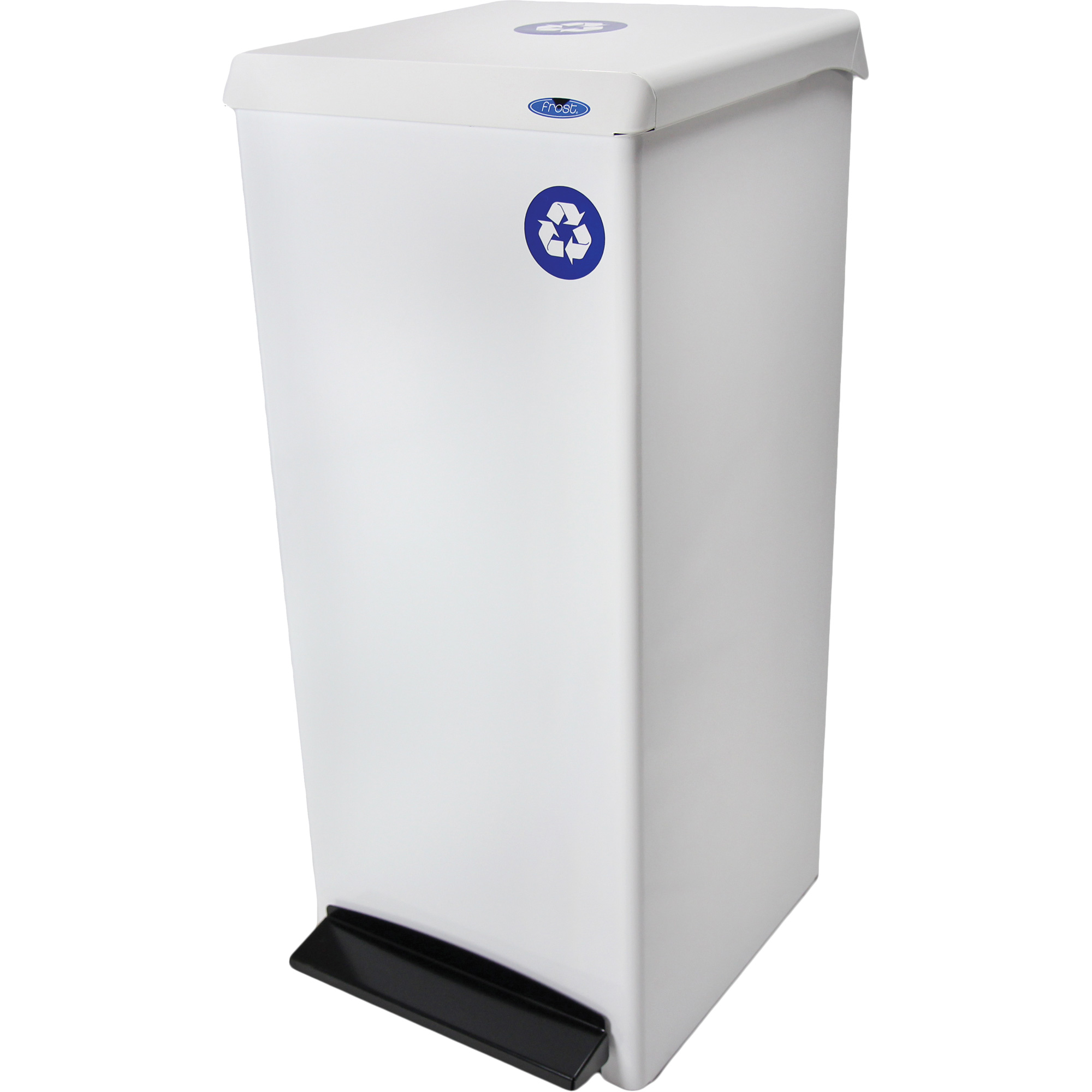 Poubelle à commande au pied, Acier, 25 gal. US