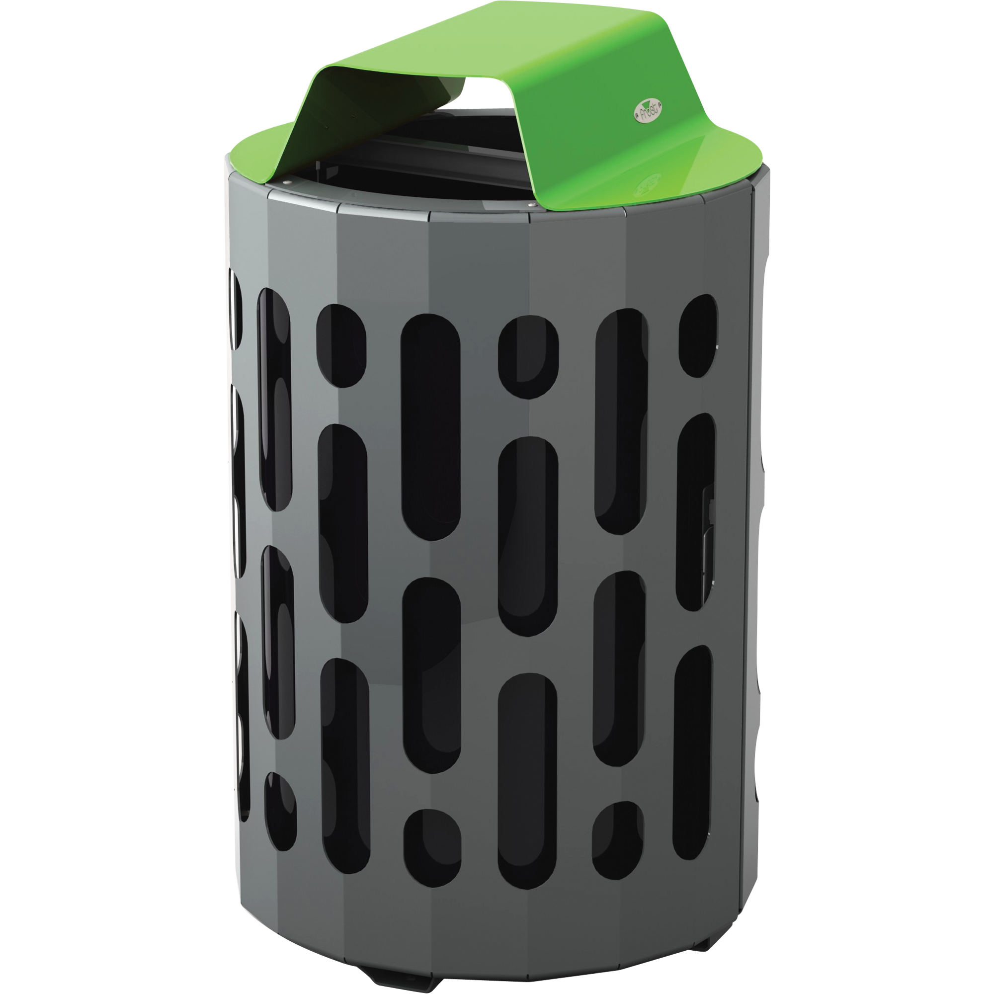 Récipients à déchets 2020 Stingray, Métal, 42 gal. US