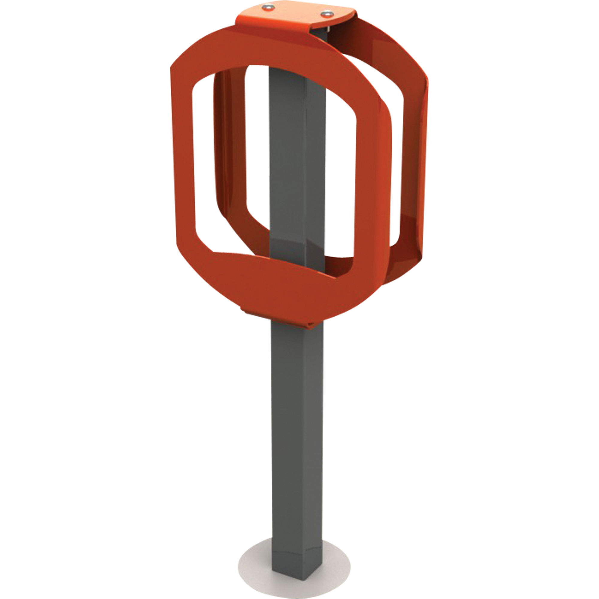 Supports pour bicyclettes Bike Stop, Acier, 2 bicyclettes