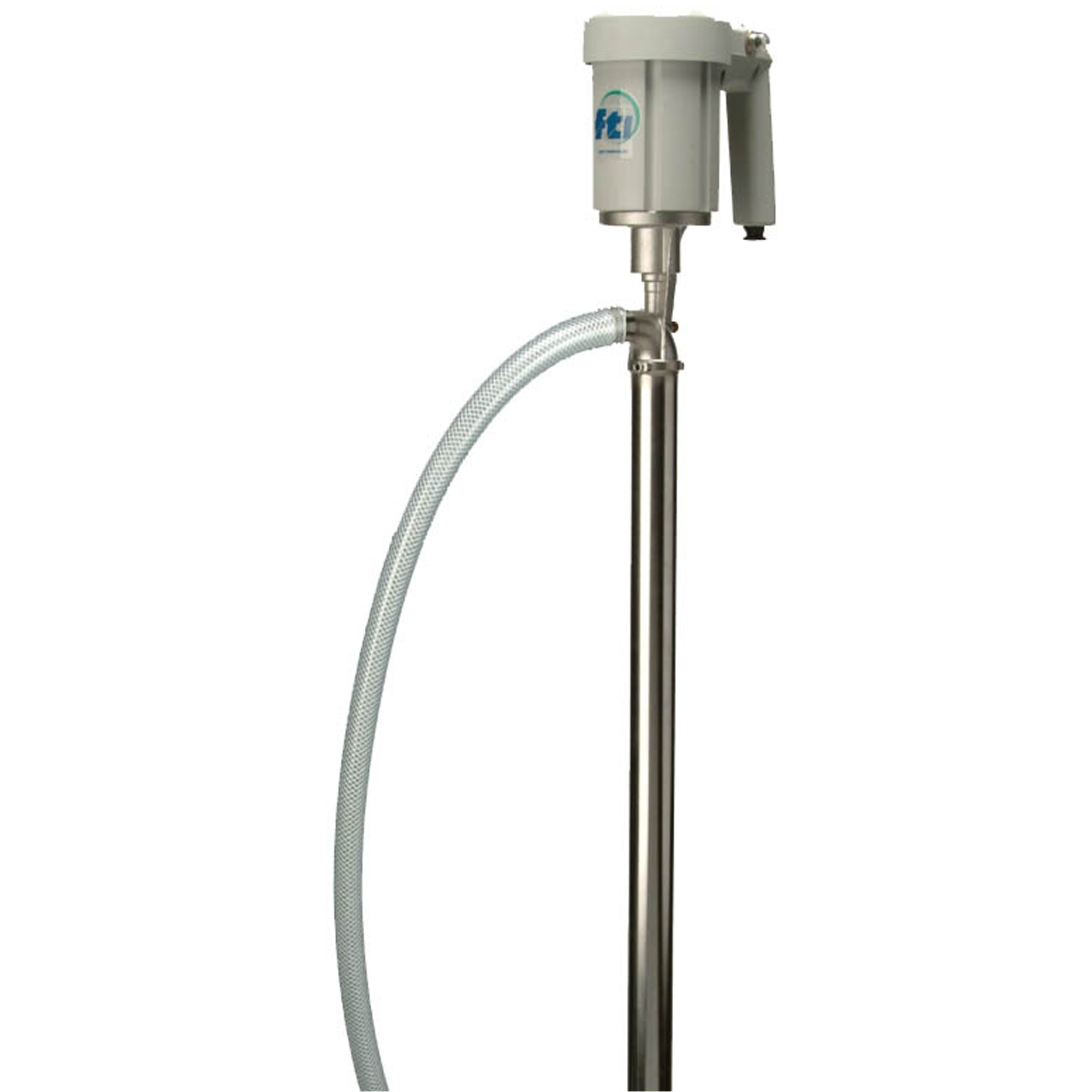 Trousse de pompe pour baril EFS-40 avec moteur S1, Acier inoxydable, 17 gal./min