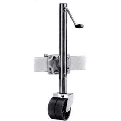 Crics nautiques - Crics pivotants à roue double pour service industriel