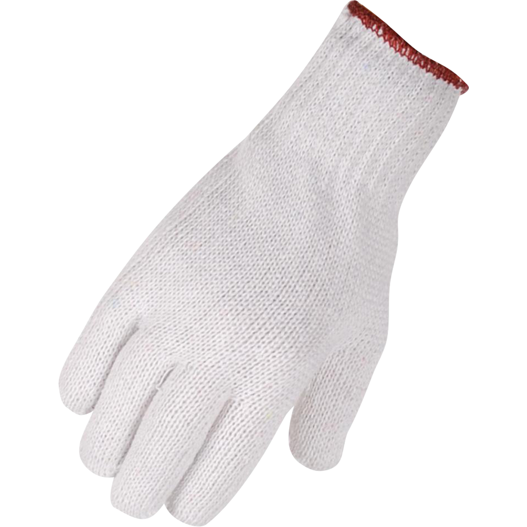 Gants en tricot de ficelle, Poly/coton, Calibre 7, Grand