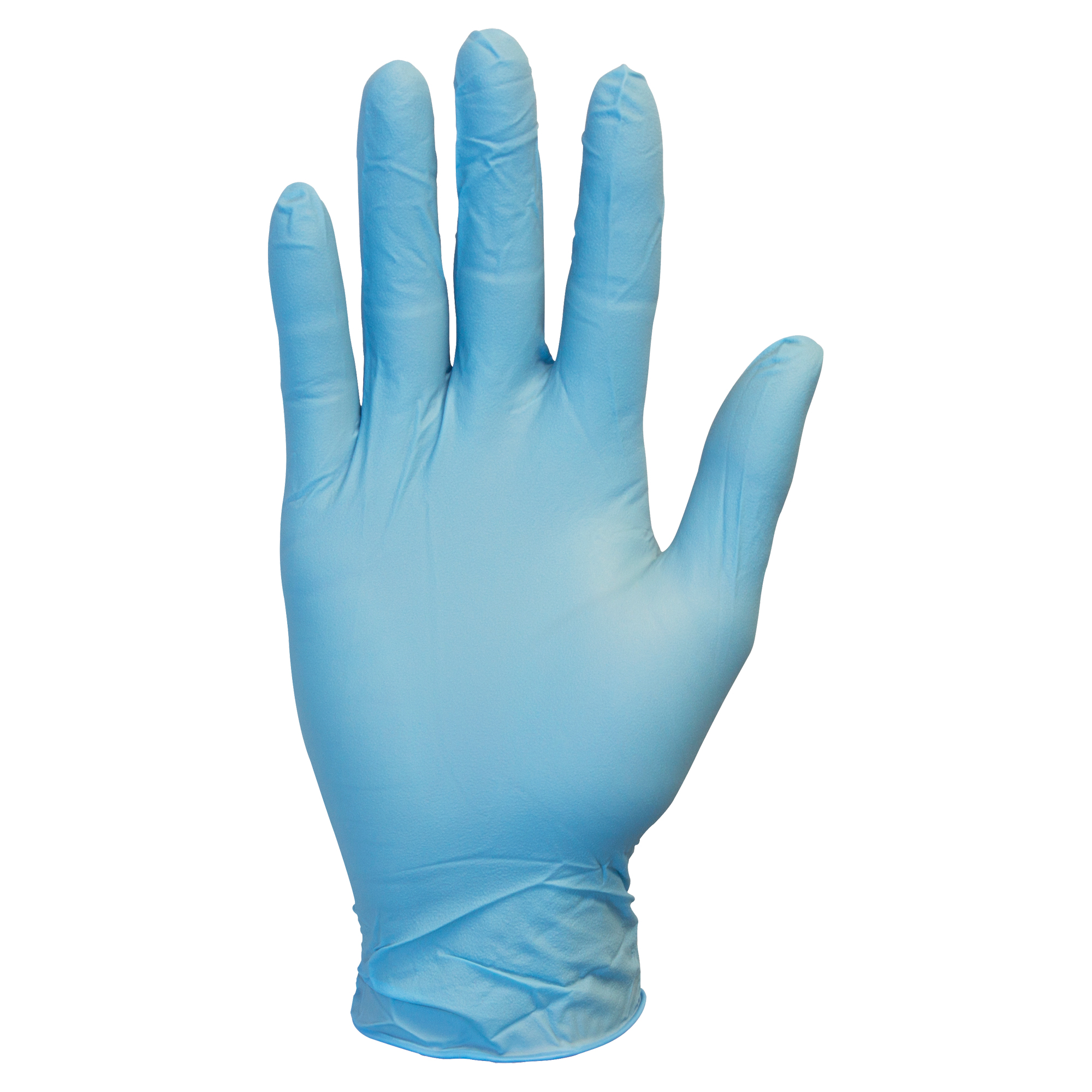 Gants jetables, 2T-Grand, Nitrile, 4 mils, Sans poudre, Bleu
