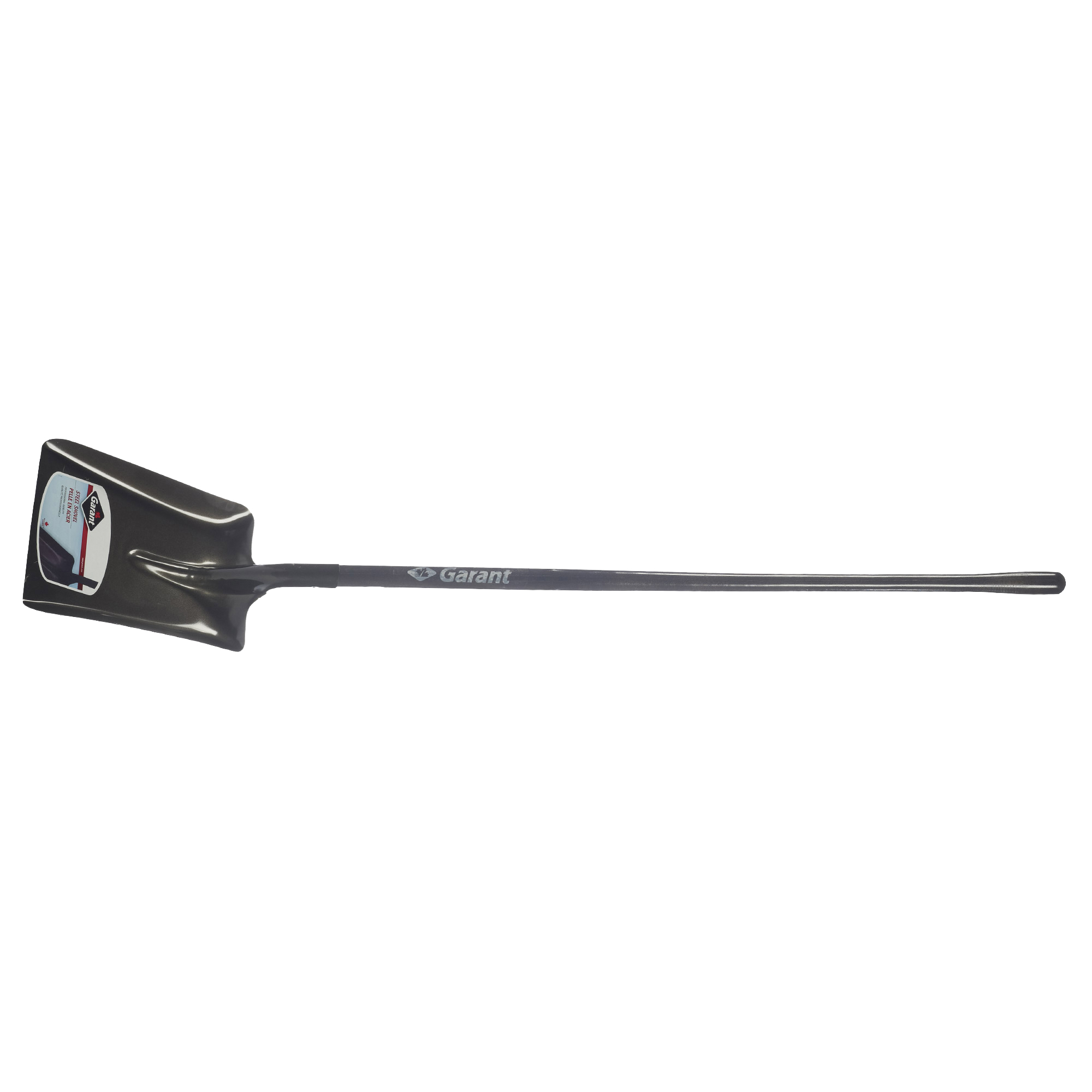 Pelle à neige, Lame Acier durci, Largueur 11,25", Manche Droit