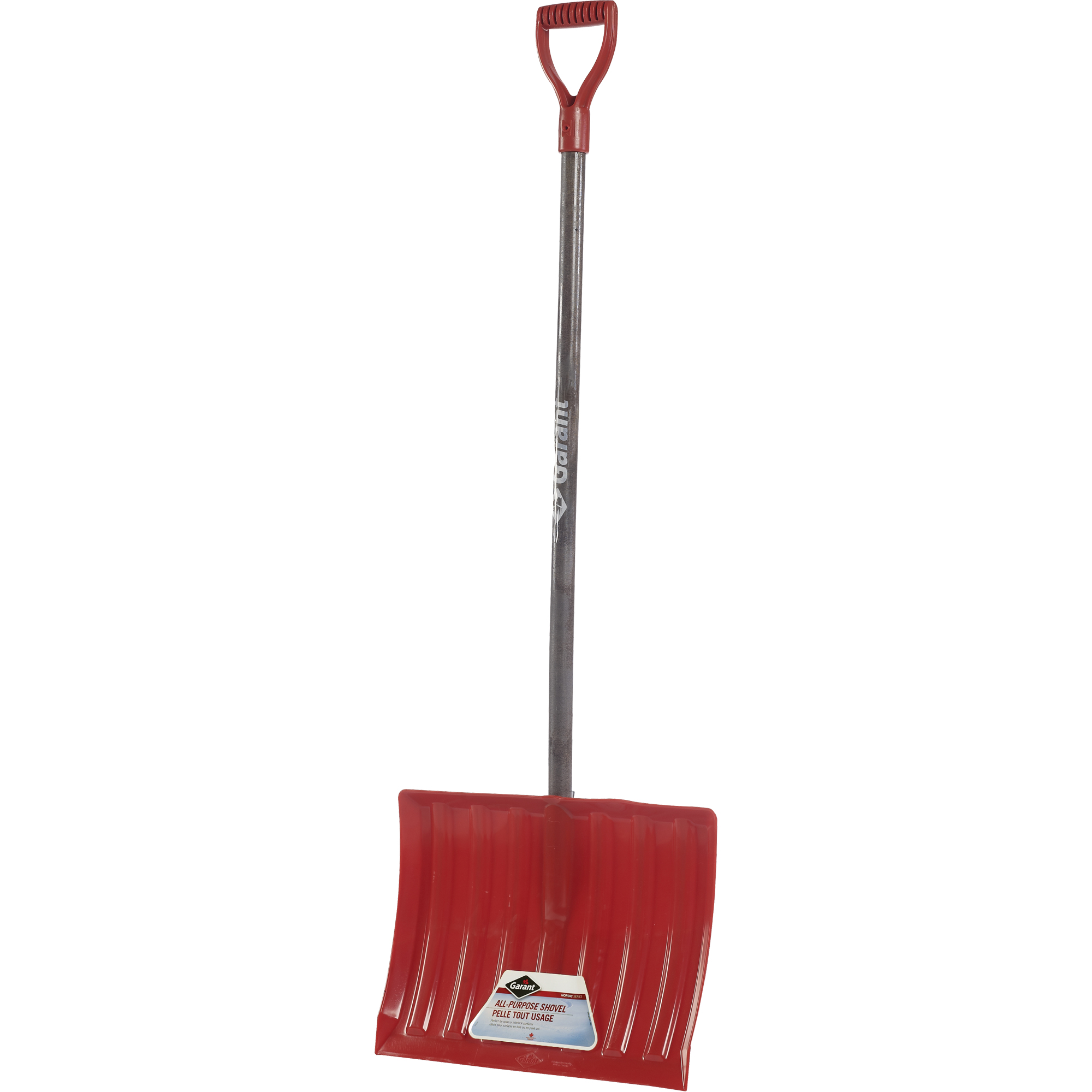 Pelle à neige NordicMC, Lame Polypropylène, Largueur 17-3/4", Manche Prise en D