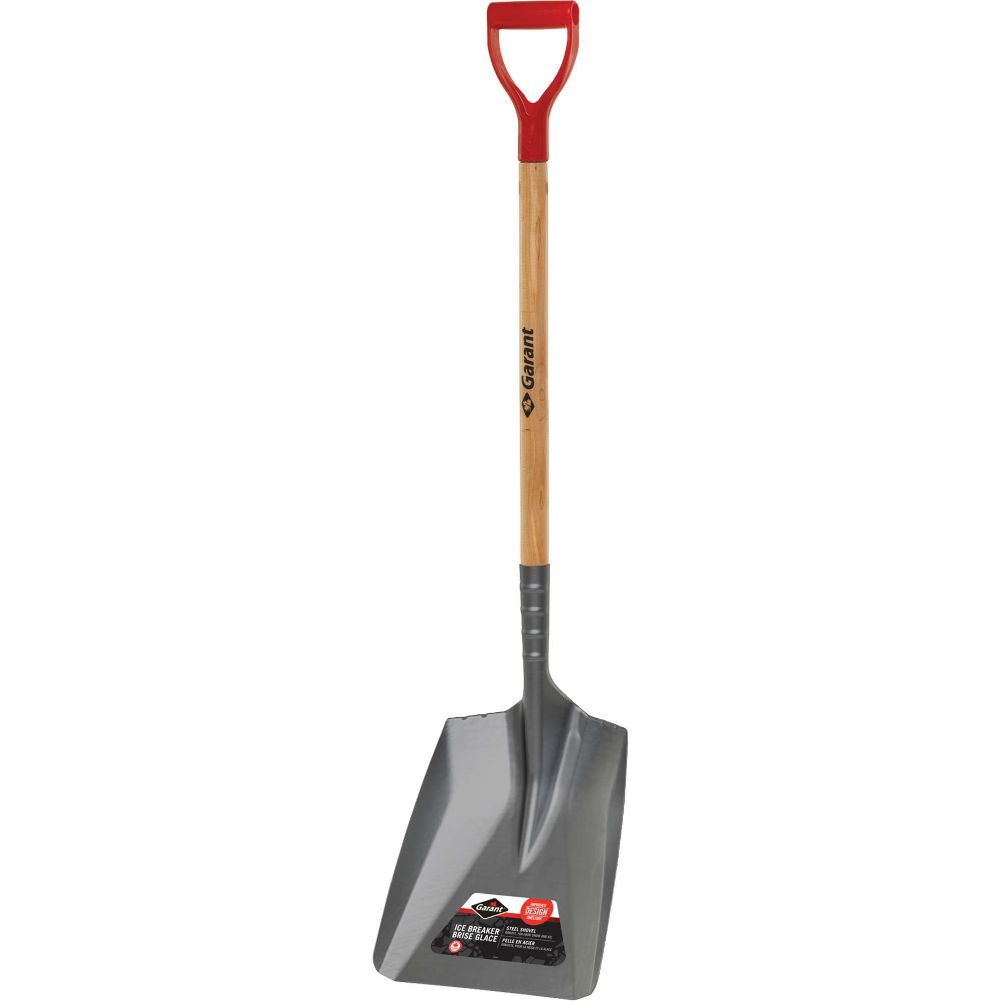 Pelle tout usage NordicMC, Lame Acier durci, Largueur 11-1/4", Manche Prise en D