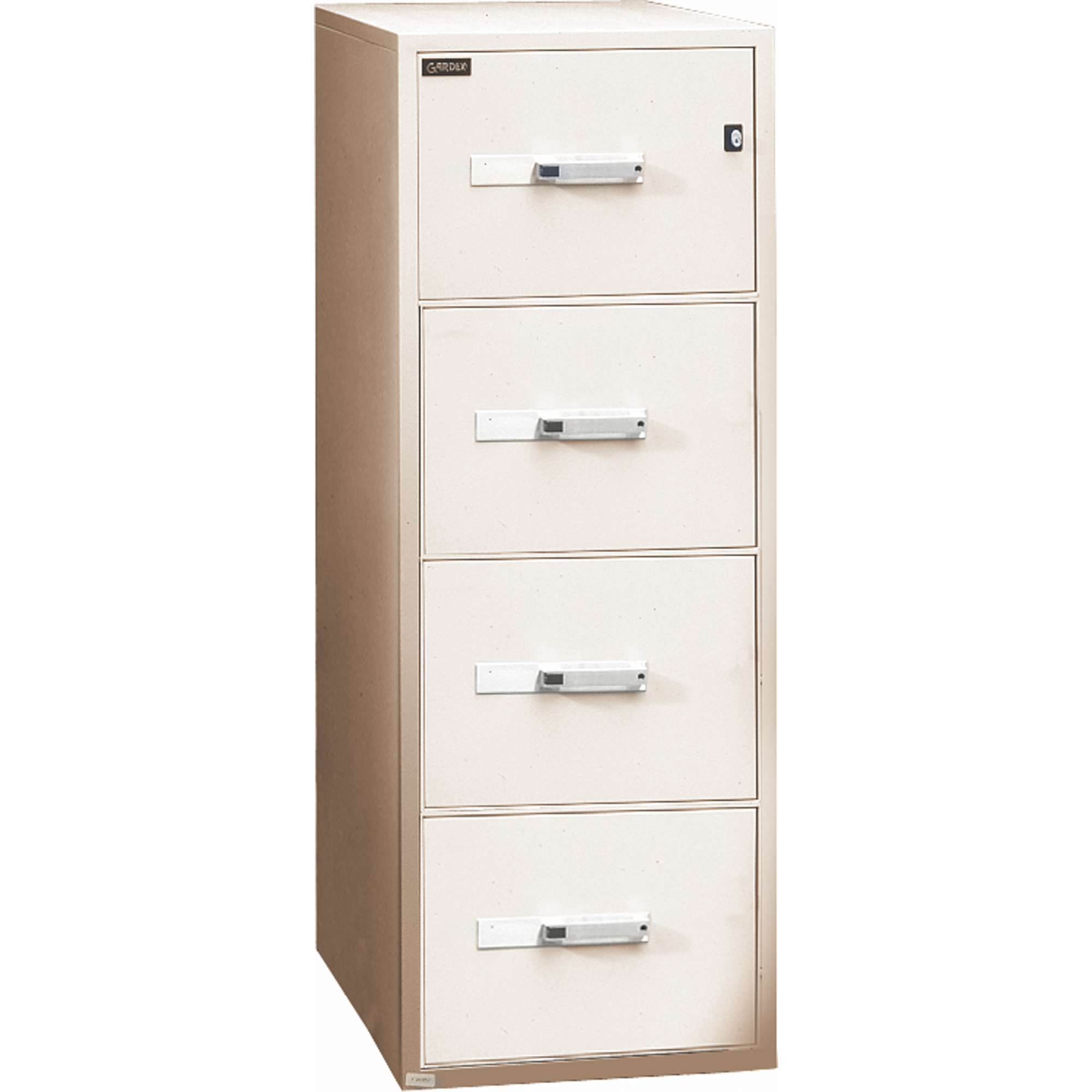 Classeurs à l'épreuve du feu, Acier, 4 tiroirs, 19-3/4" la x 31" p x 54" h, Beige