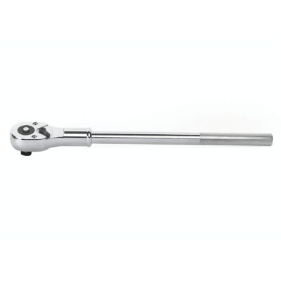 Clé à cliquet à tête en larme à déclenchement rapide à 24 dents, Prise de 3/4", Poignée Ordinaire