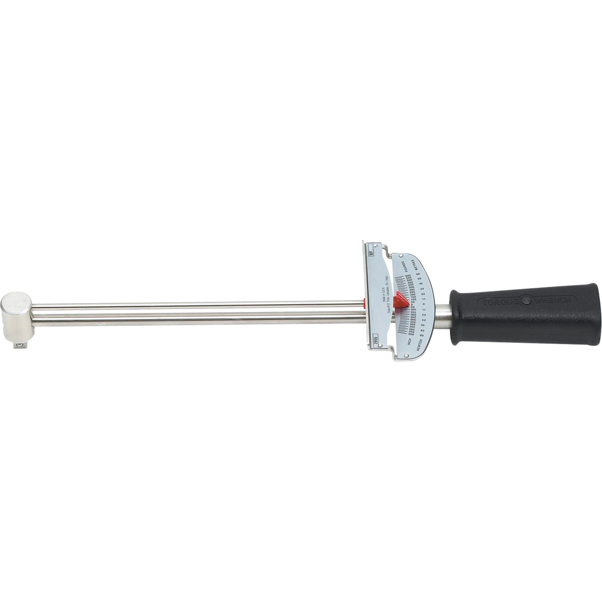 Clé dynamométrique à lecture directe, À cliquer, Entraînement 1/4" carré, 0 - 80 lb-po