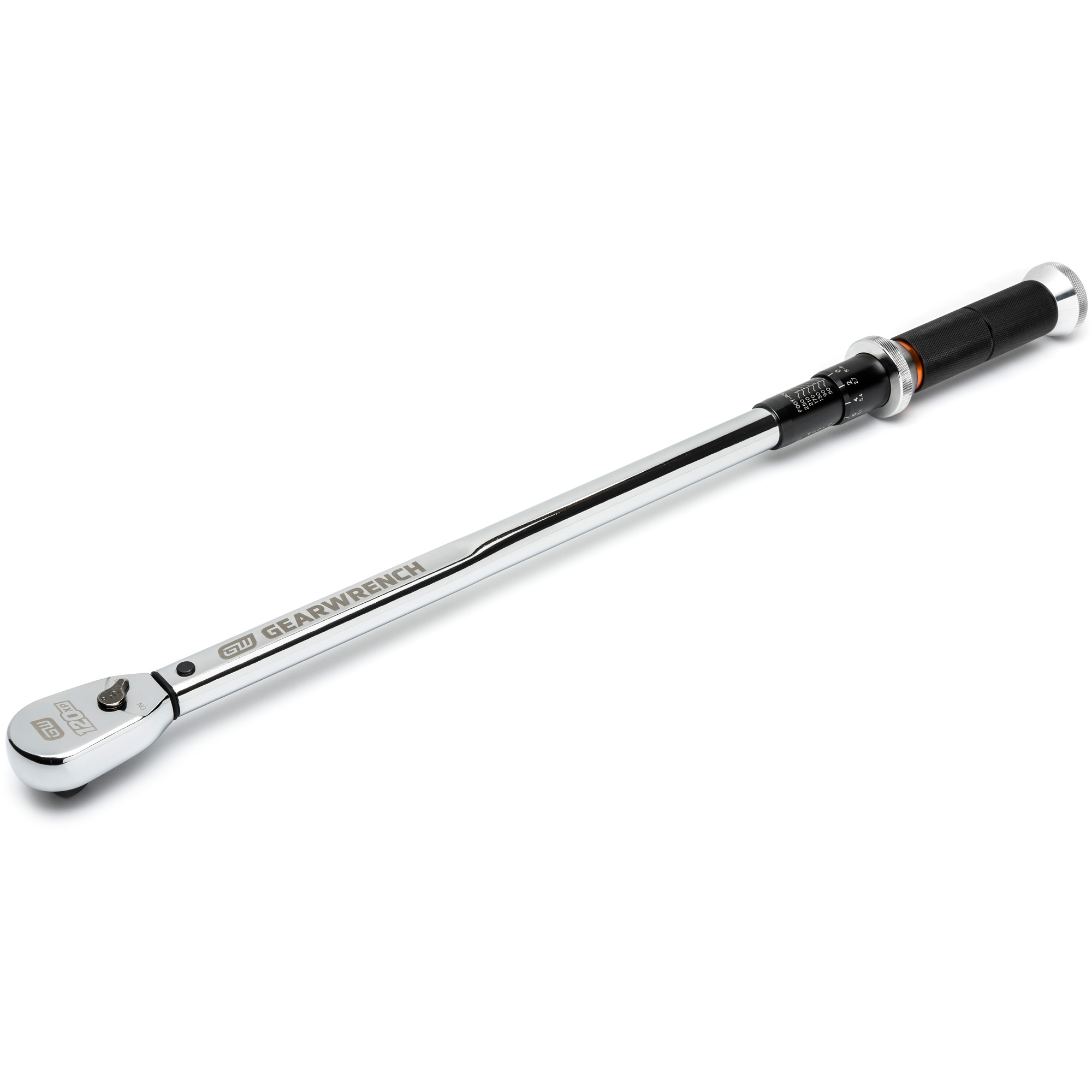 Clé dynamométrique à micromètre 120XPMC, Entraînement 1/2" carré, 30 - 250 lb-pi/352,6 - 54,2 N.m