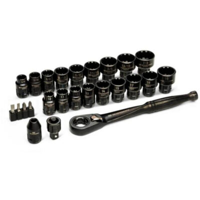 Ensemble de cliquets et douilles Pass-ThruMC, 25 Mcx, Prise de 3/8"