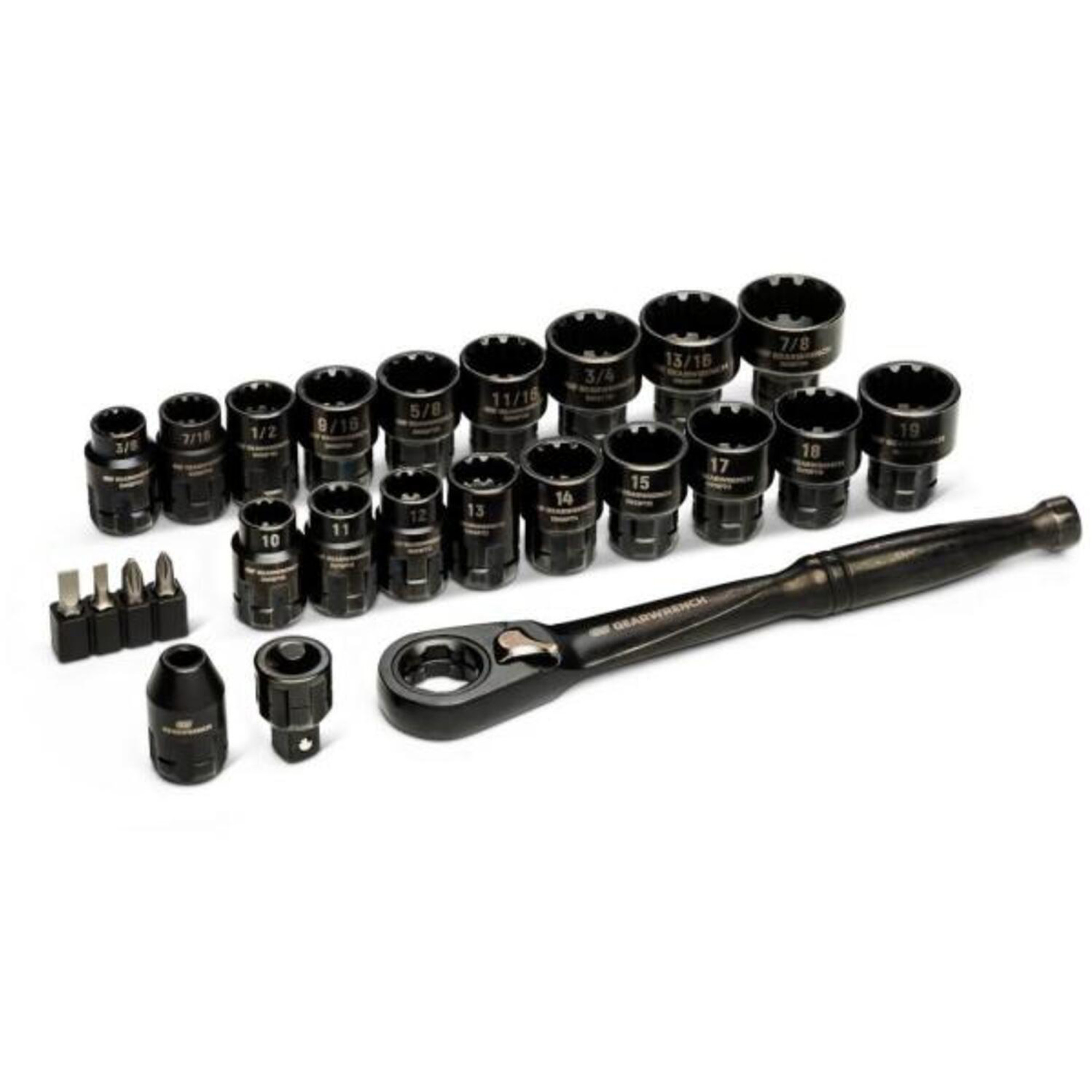 Ensemble de cliquets et douilles Pass-ThruMC, 25 Mcx, Prise de 3/8"