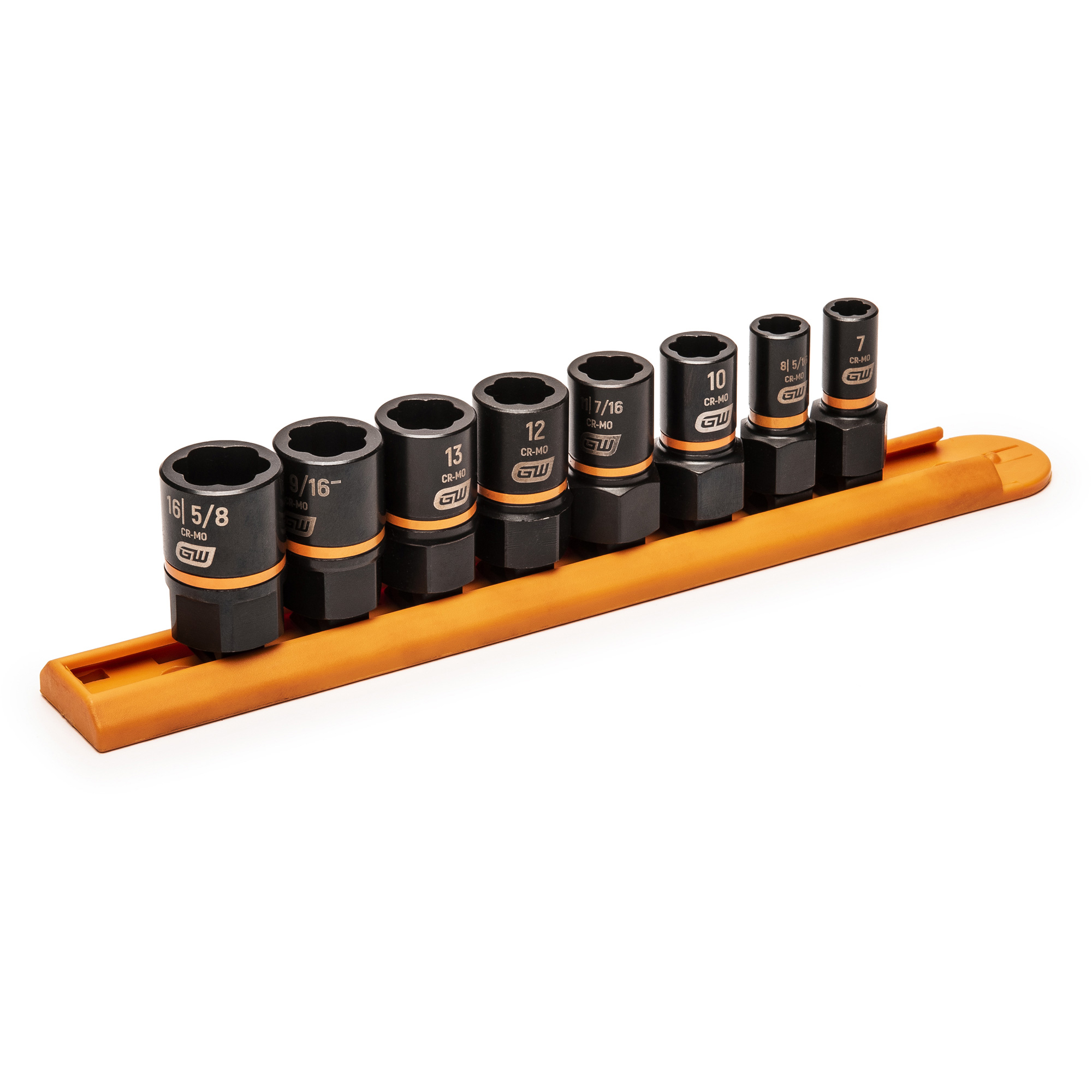 Jeu de douilles d'extraction Bolt BiterMC, 8 Mcx, Chocs, Prise de 1/4"/3/8"