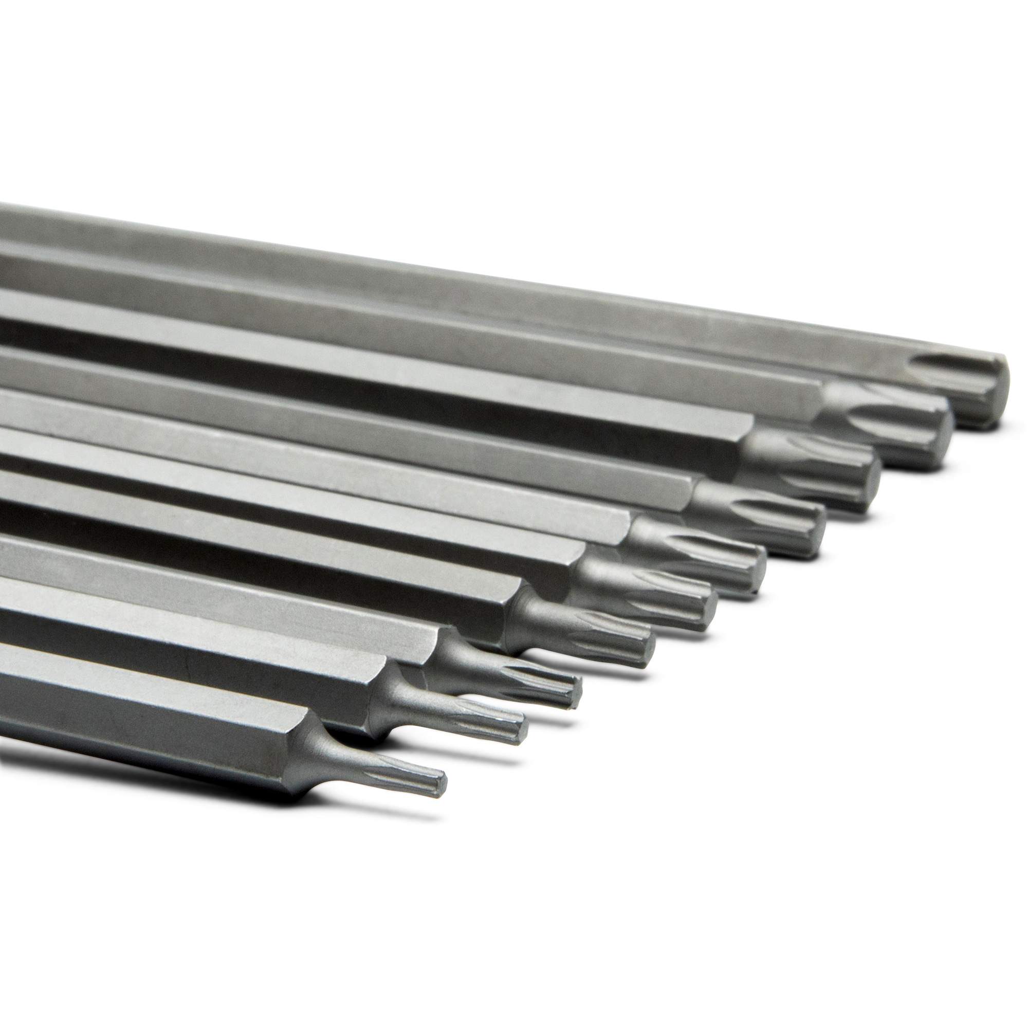 Jeu de douilles longues, TorxMD, Prise 1/4"/3/8", 10 mrcx – Image 3