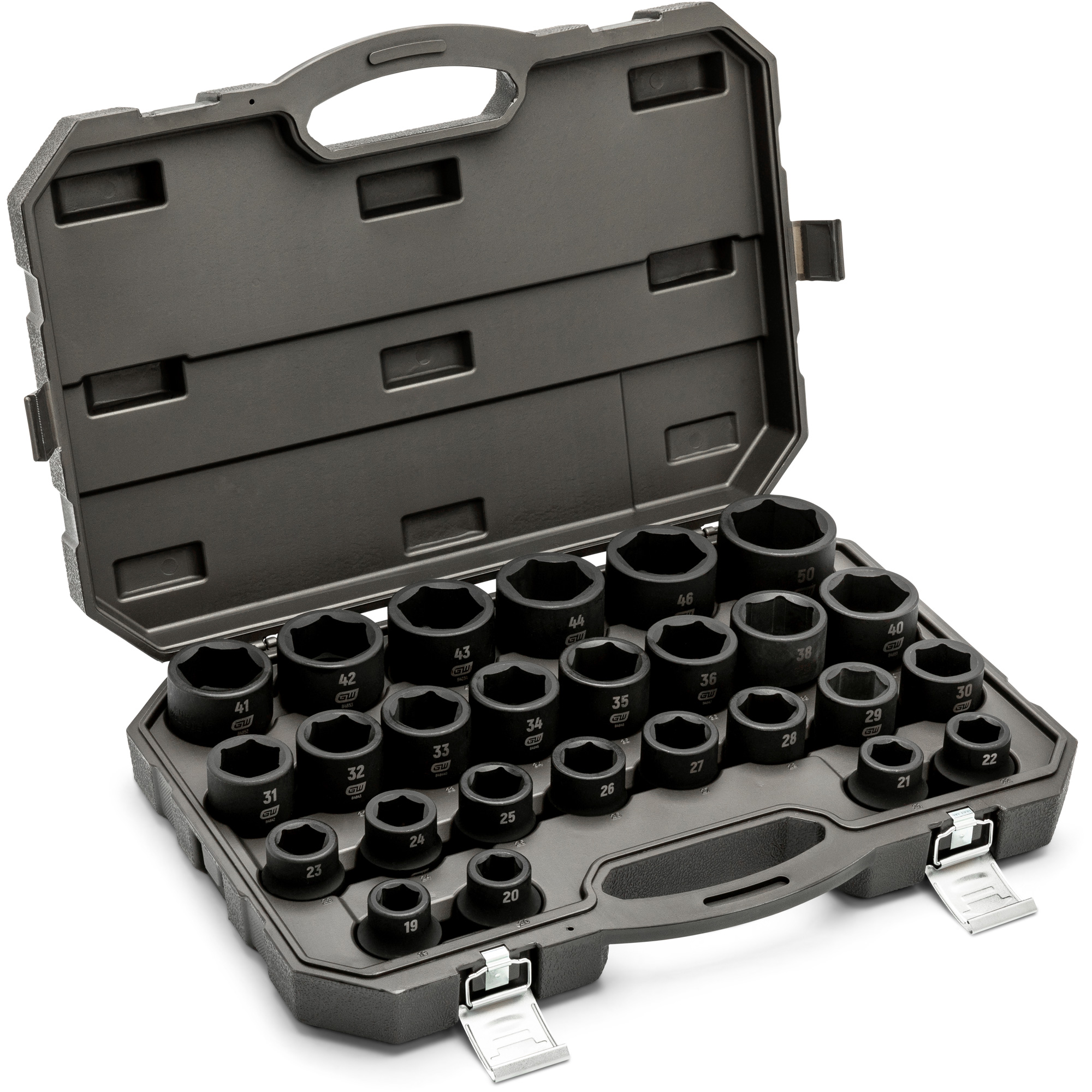 Jeu de douilles métriques à 6 pans, 26 Mcx, Chocs, Prise de 3/4" – Image 2