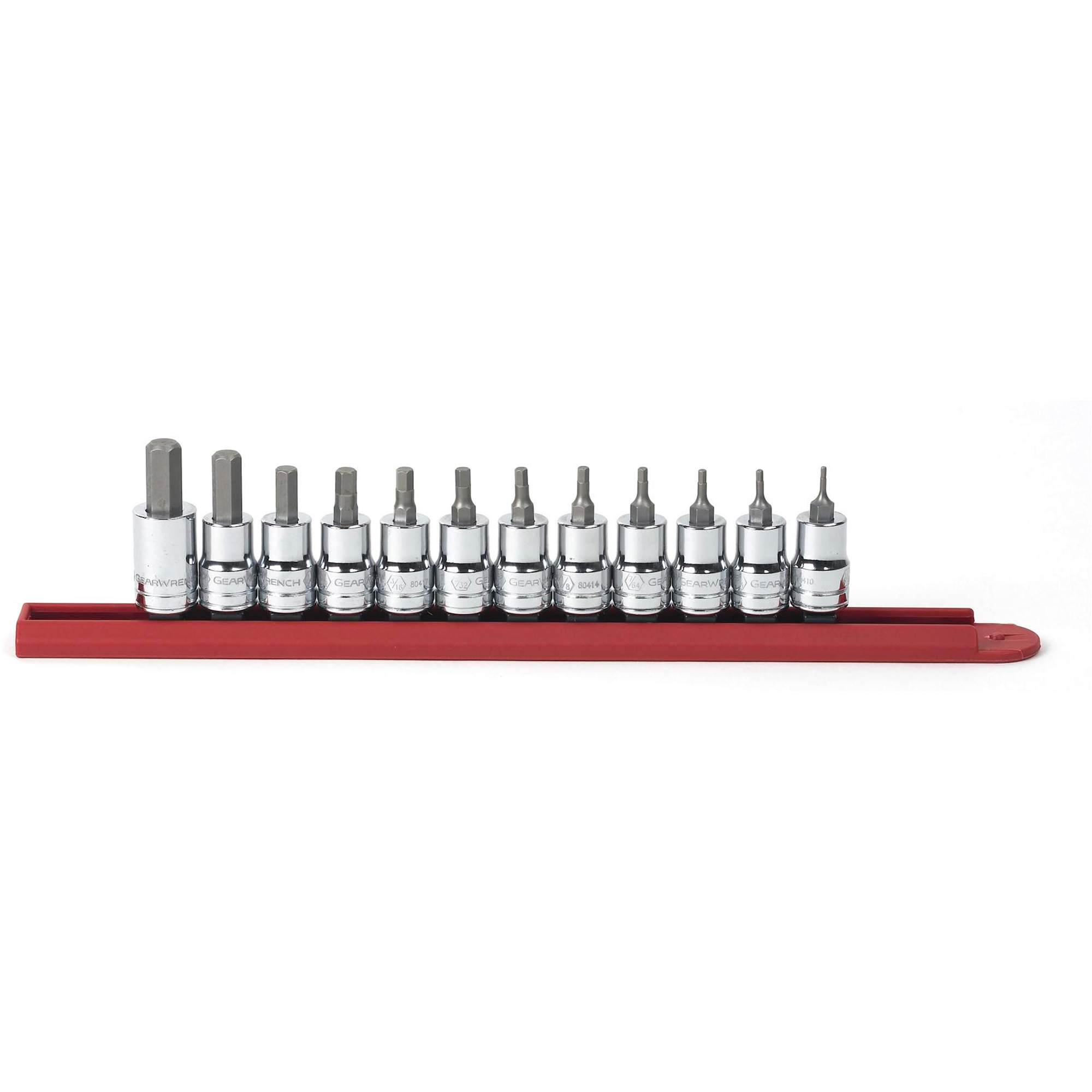 Jeu de douilles SAE, Hexagonale, Prise 3/8", 12 mrcx
