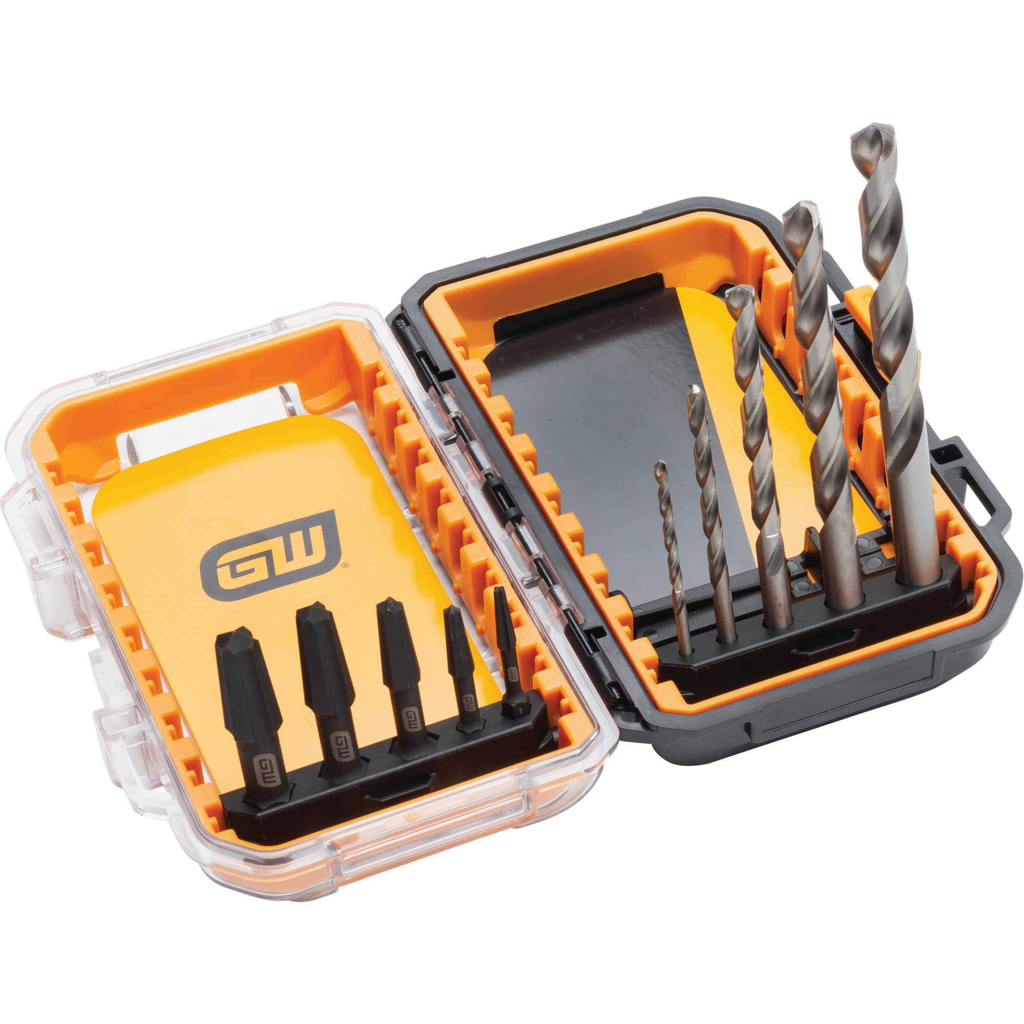 Jeu d'extracteurs de vis Bolt BiterMC, Acier allié, 10 Morceaux