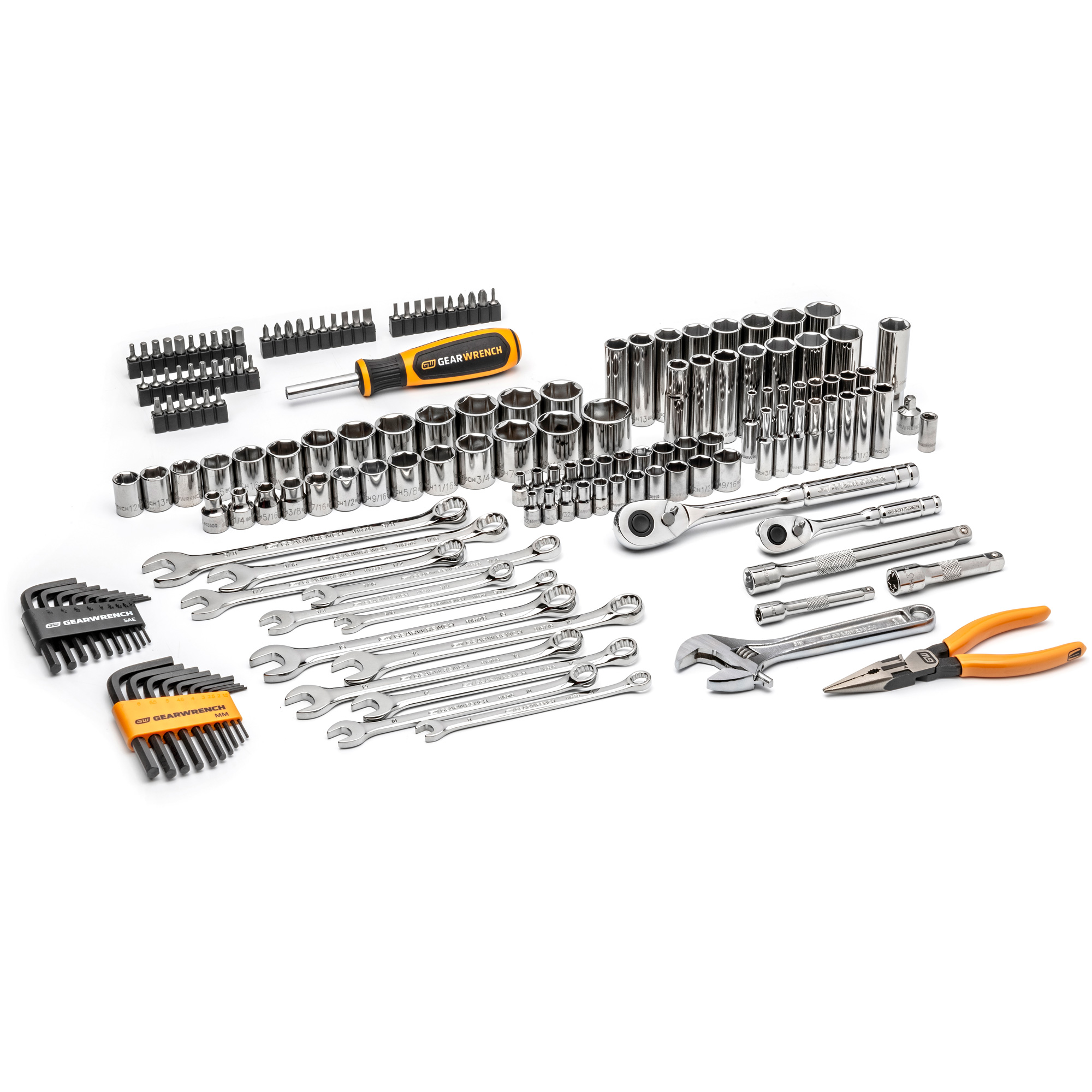 Jeu d’outils de qualité professionnelle à 72 dents, 6 pans et à prise 3/8" et 1/4" – Image 2
