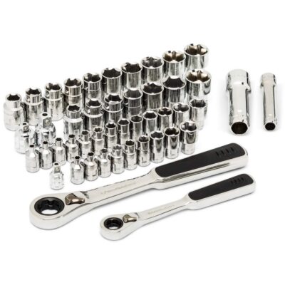 Jeu d'outils métriques/SAE à six pans Pass-ThruMC à prises 3/8" & 1/4", 46 Mcx