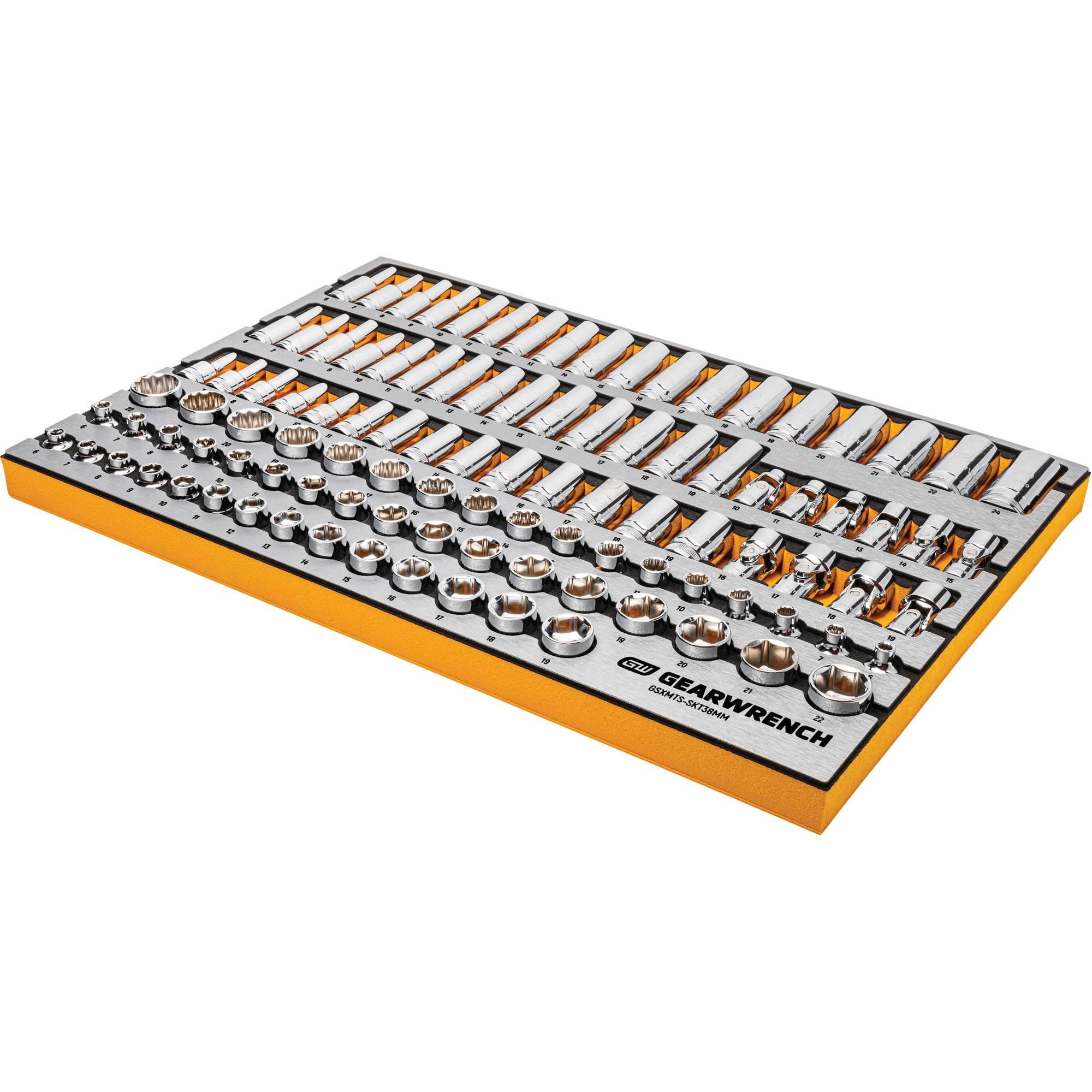 Jeu d'outils pour maître mécanicien MEGAMOD dans des plateaux en mousse modulaire de première qualité avec rangement d'outils, 1024 morceaux – Image 8
