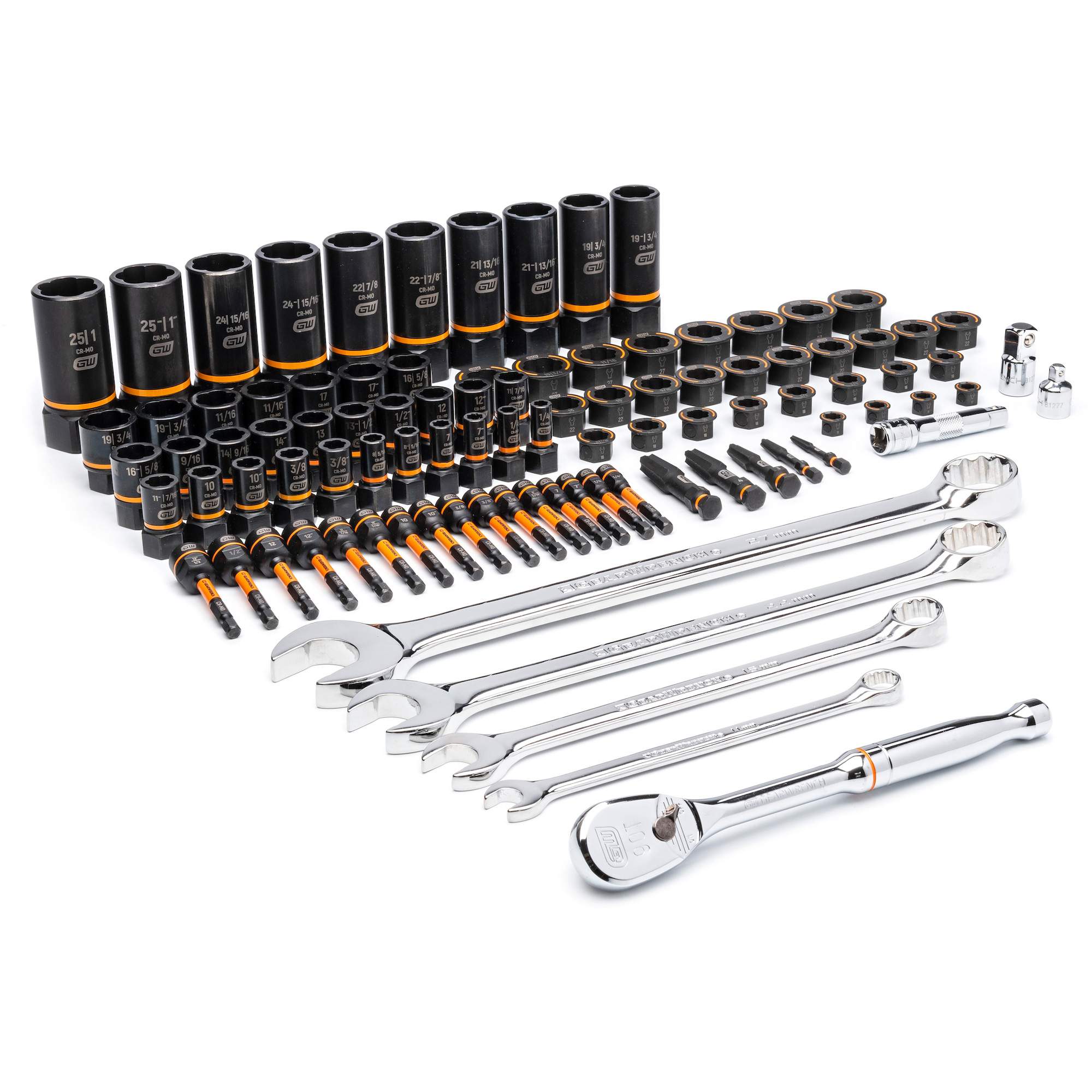 Jeu d'outils pour mécanicien Bolt BiterMC dans un plateau de rangement en mousse 97 mcx