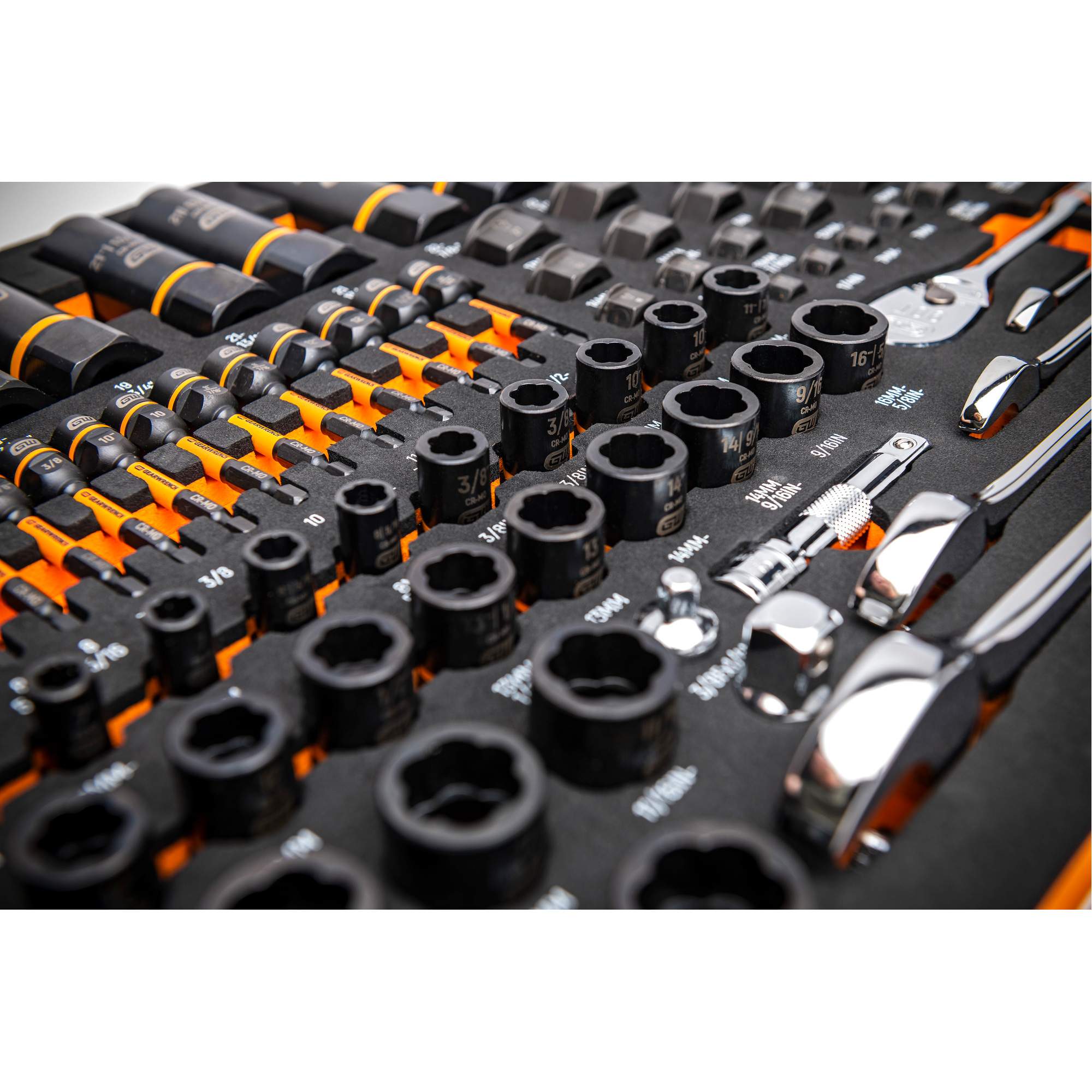 Jeu d'outils pour mécanicien Bolt BiterMC dans un plateau de rangement en mousse 97 mcx – Image 4