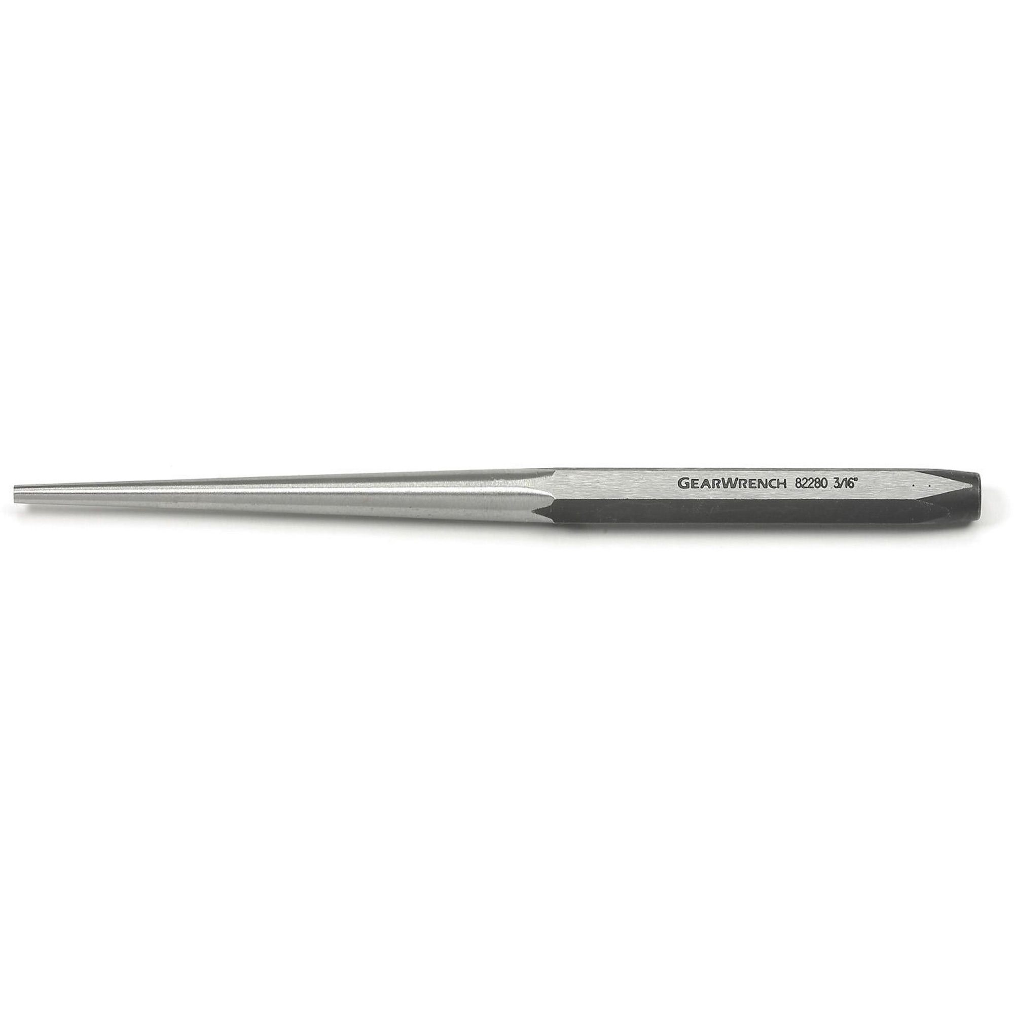 Long poinçon conique effilé, 1/4" dia. x 11" lo