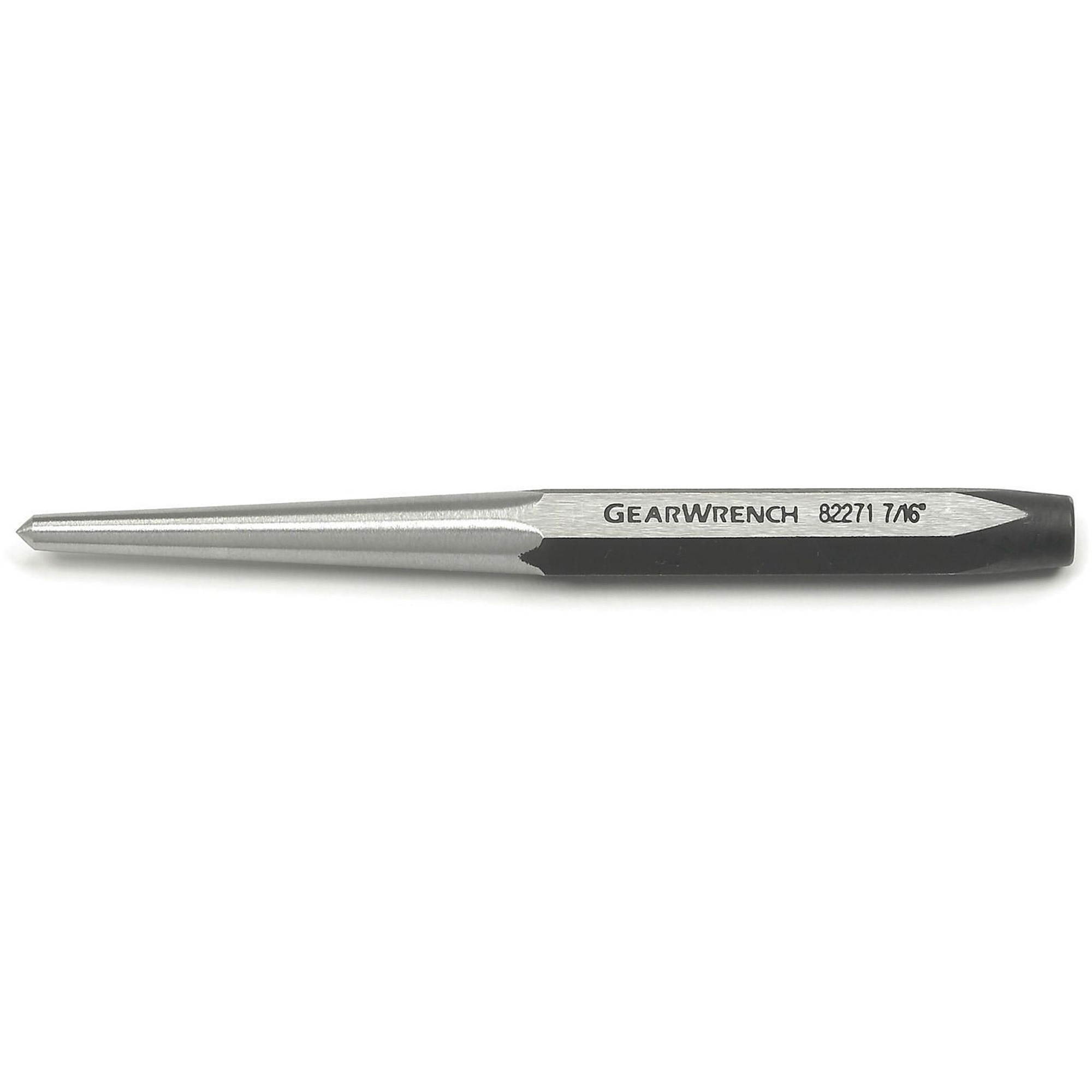 Pointeau centreur, 1/4" dia., 7/16" Épaisseur de la lame, 5-1/2" lo.