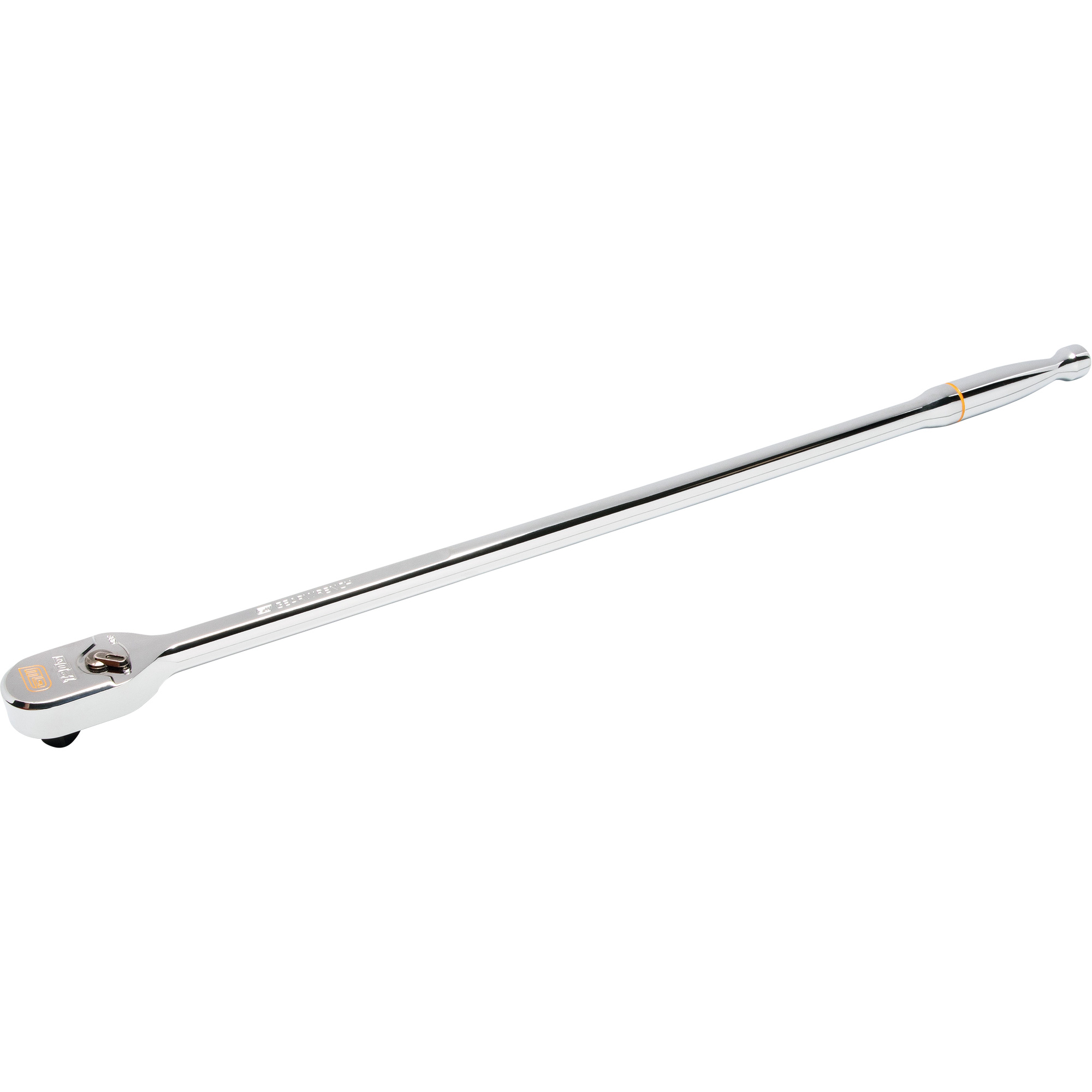 Rochet à tête chromée entièrement polie en goutte avec manche extra long 120XPMC, Prise de 1/2", Poignée Ergonomique