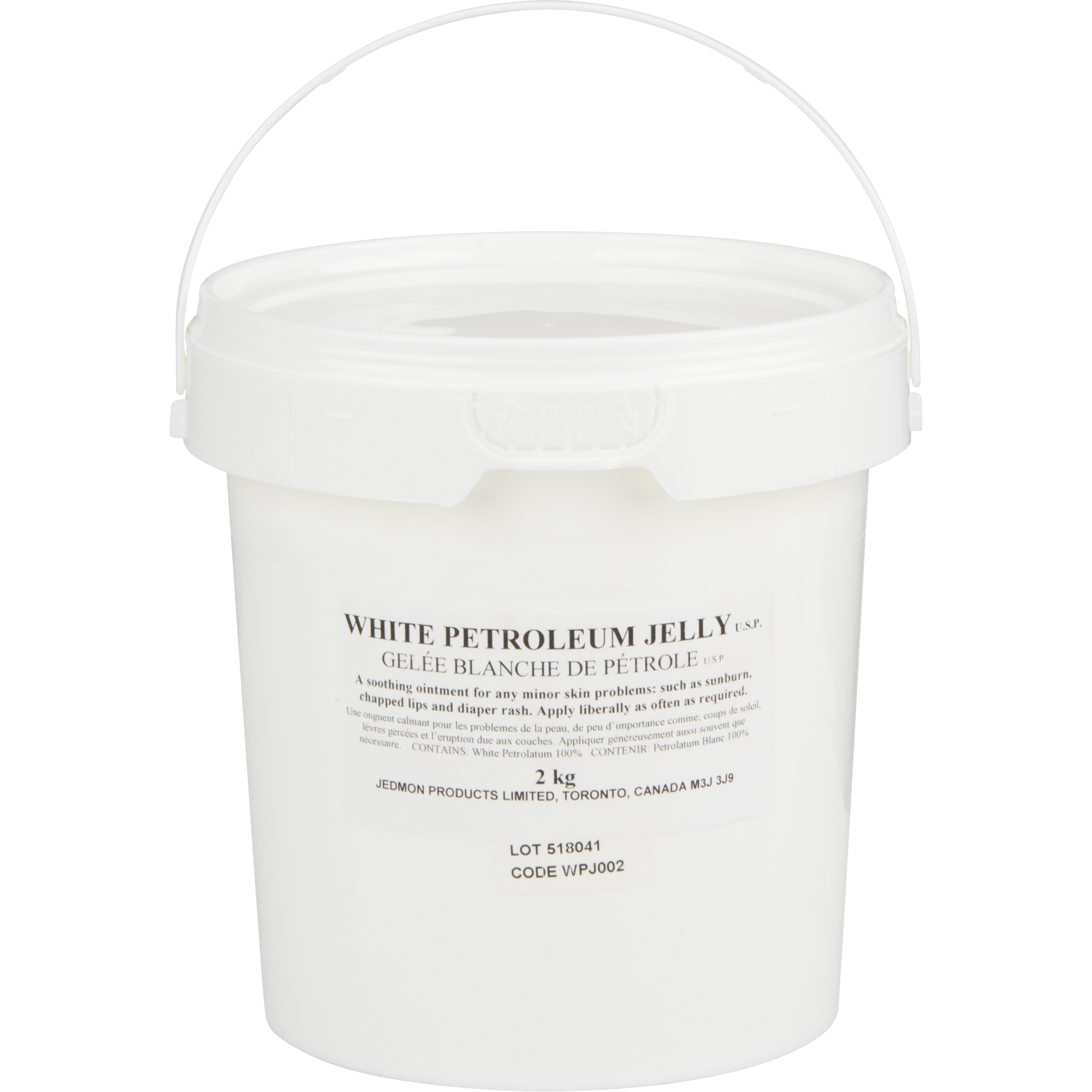 Gelée de pétrole blanche, Onguent