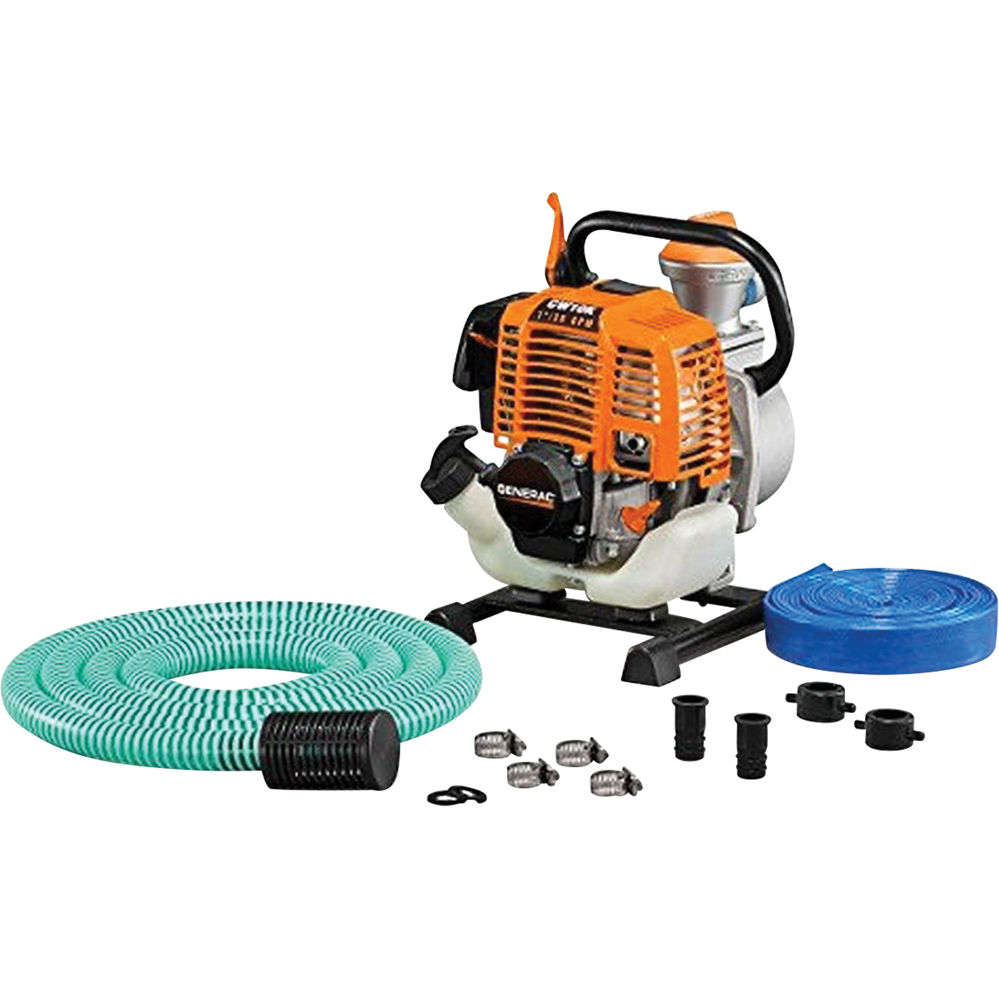 Trousse de pompe à eau propre, 30 gal./min, 34 cc, Moteur 4 temps à soupape en tête